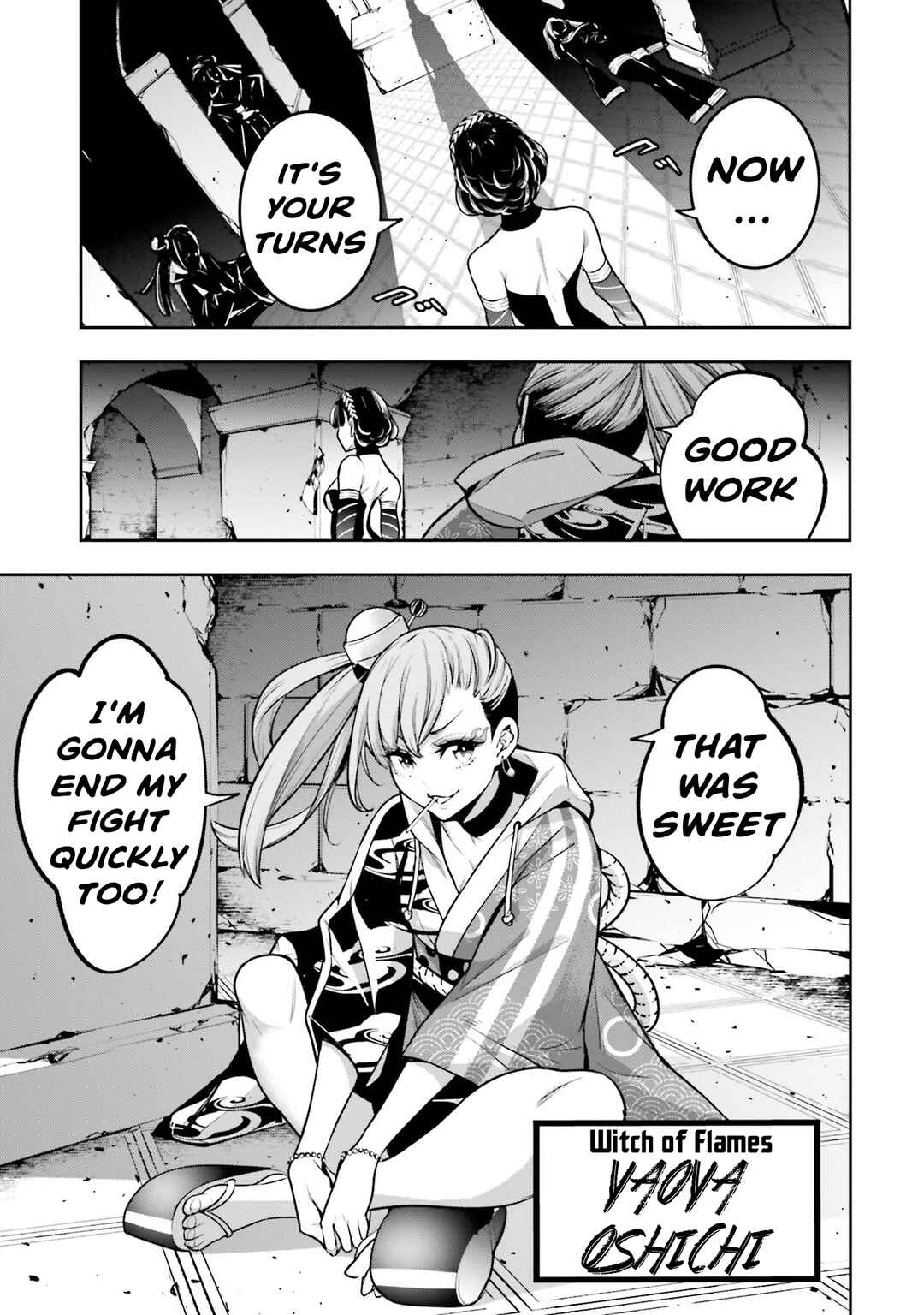 Majo Taisen - 32-nin no Isai no Majo wa Koroshiau Chapter 20 - Page 34