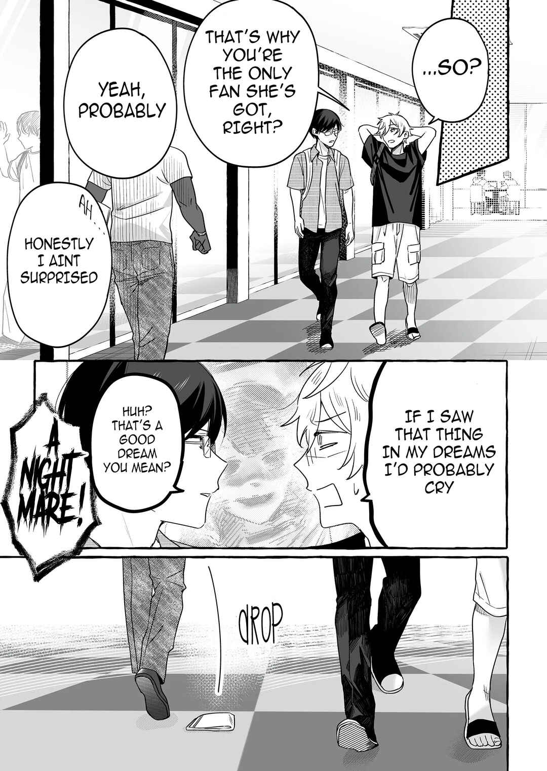 Damedol to Sekai ni 1-nin dake no Fan Chapter 22 - Page 9