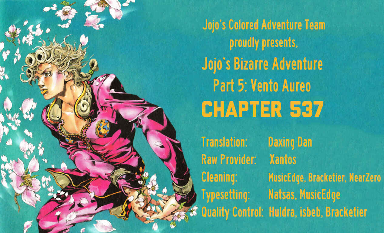 JoJo no Kimyou na Bouken: Part 5 - Ougon no Kaze Color-ban Chapter 98 - Page 21
