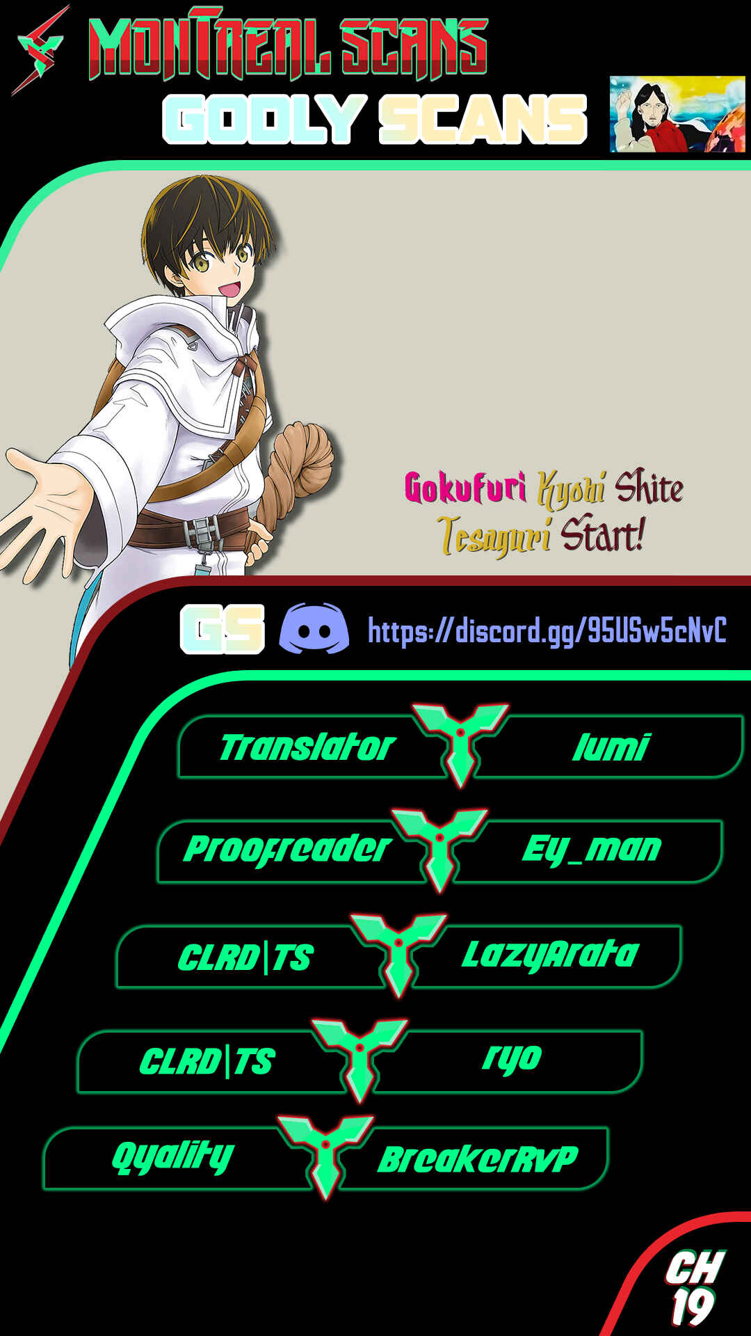 Gokufuri Kyohi Shite Tesaguri Start! - Tokka Shinai Healer, Nakama to Wakarete Tabi ni Deru Chapter 19 - Page 1