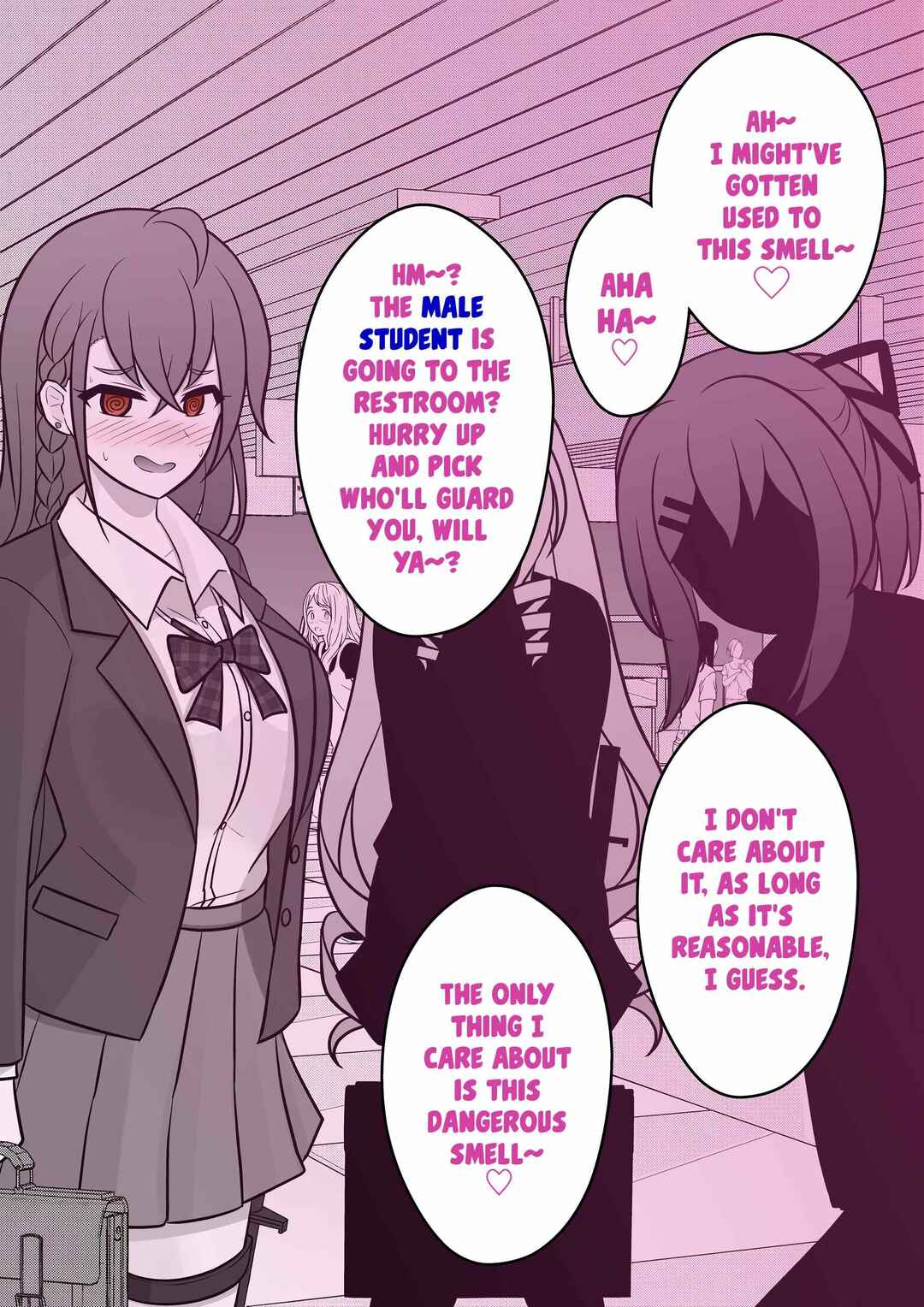 Danjo-hi 1:39 no Heikou Sekai wa Omoi no Hoka Futsuu (Fan Colored) Chapter 47 - Page 4