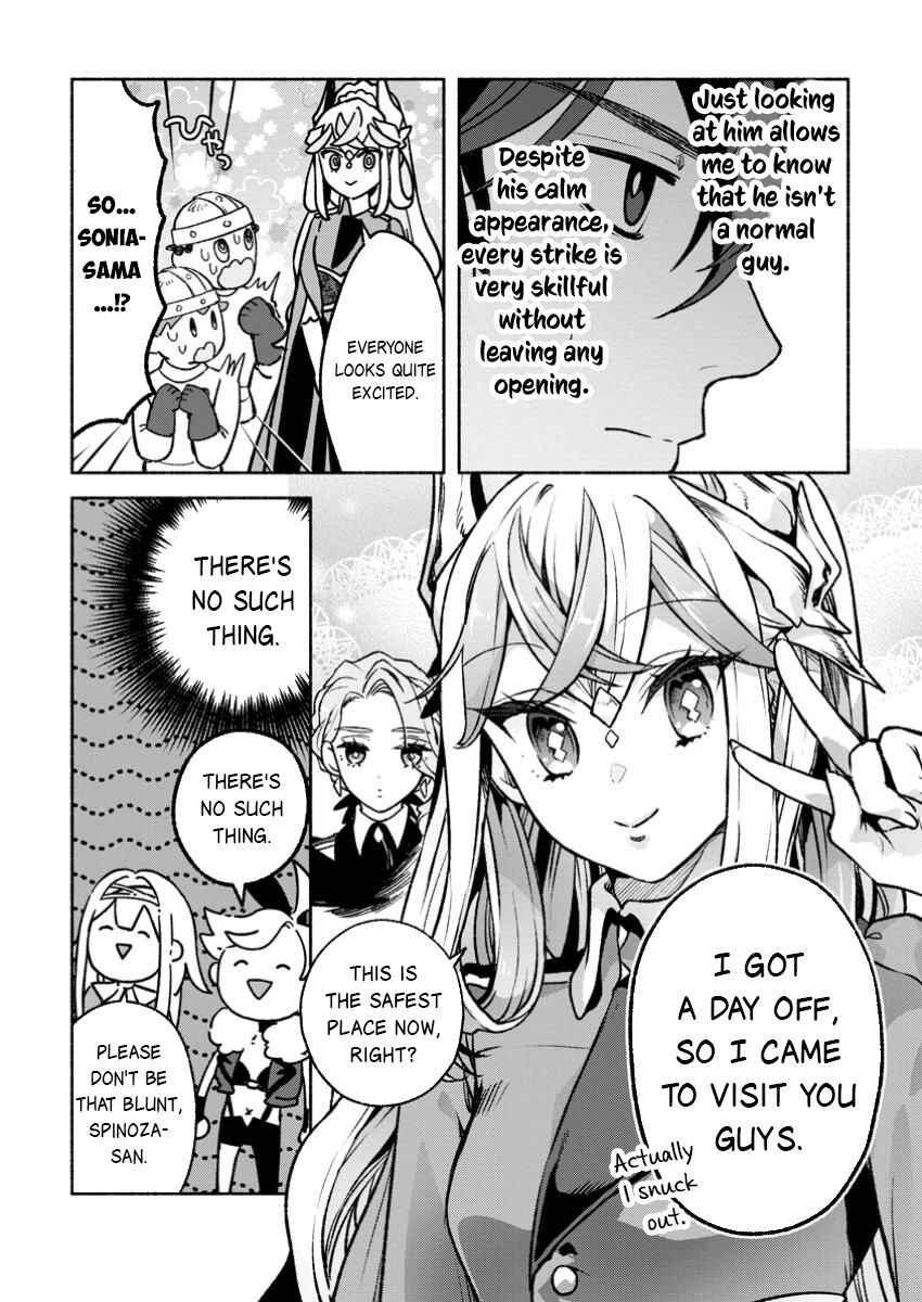 Sono Monban, Saikyou ni Tsuki: Tsuihou Sareta Bougyoryoku 9999 no Senshi, Outo no Monban to shite Musou Suru Chapter 36 - Page 12
