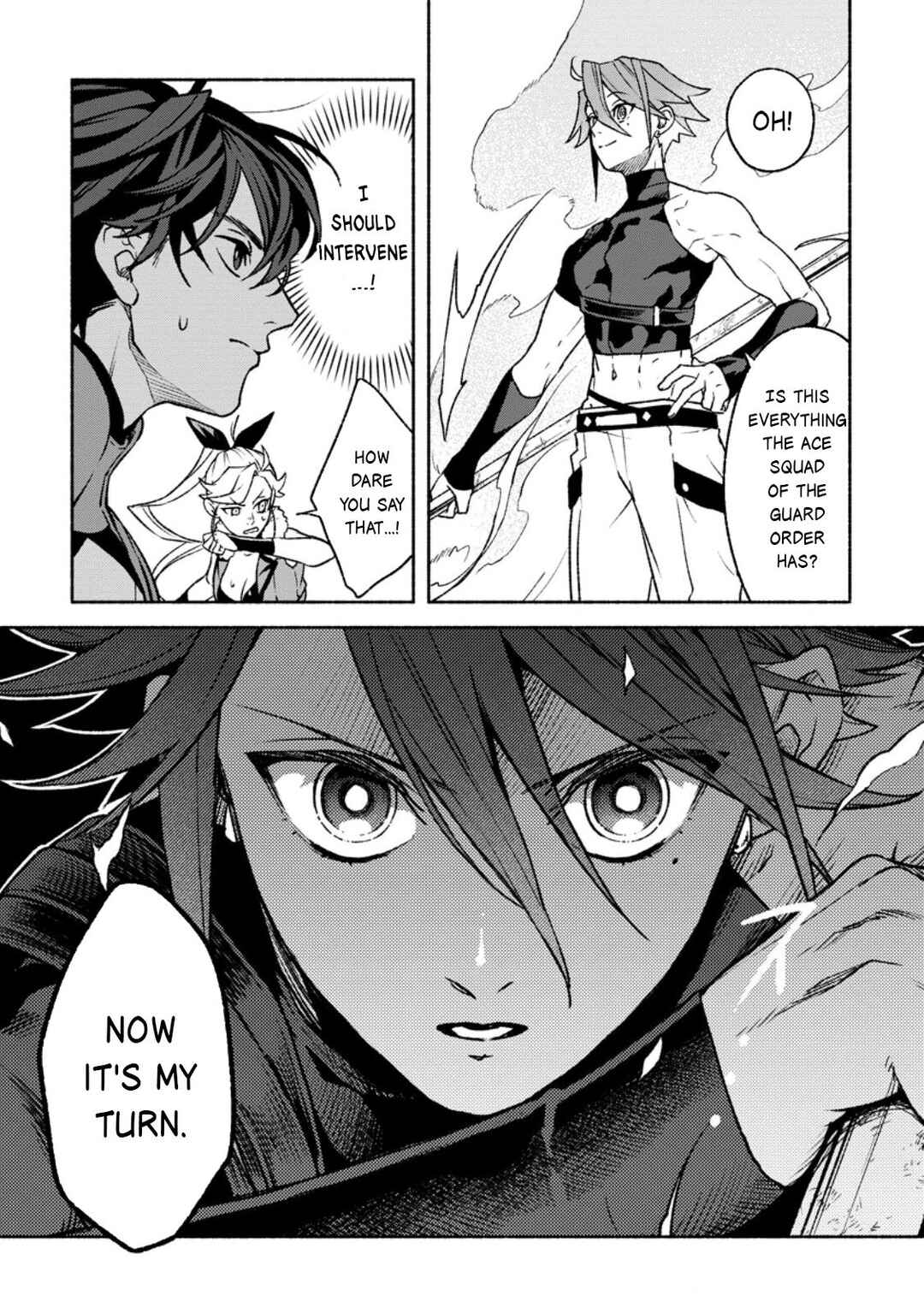 Sono Monban, Saikyou ni Tsuki: Tsuihou Sareta Bougyoryoku 9999 no Senshi, Outo no Monban to shite Musou Suru Chapter 36 - Page 18
