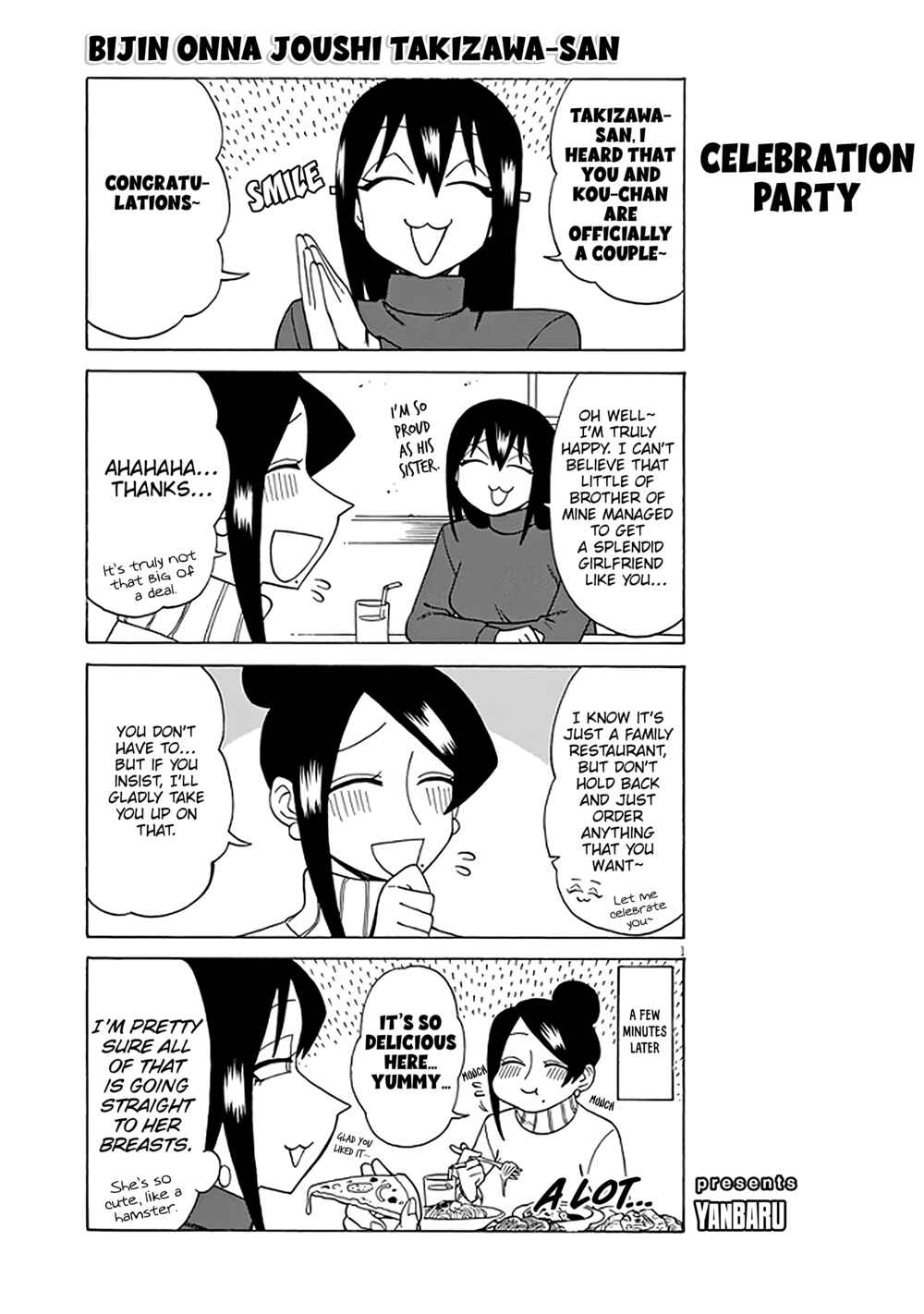 Bijin Onna Joushi Takizawa-san Chapter 133 - Page 1
