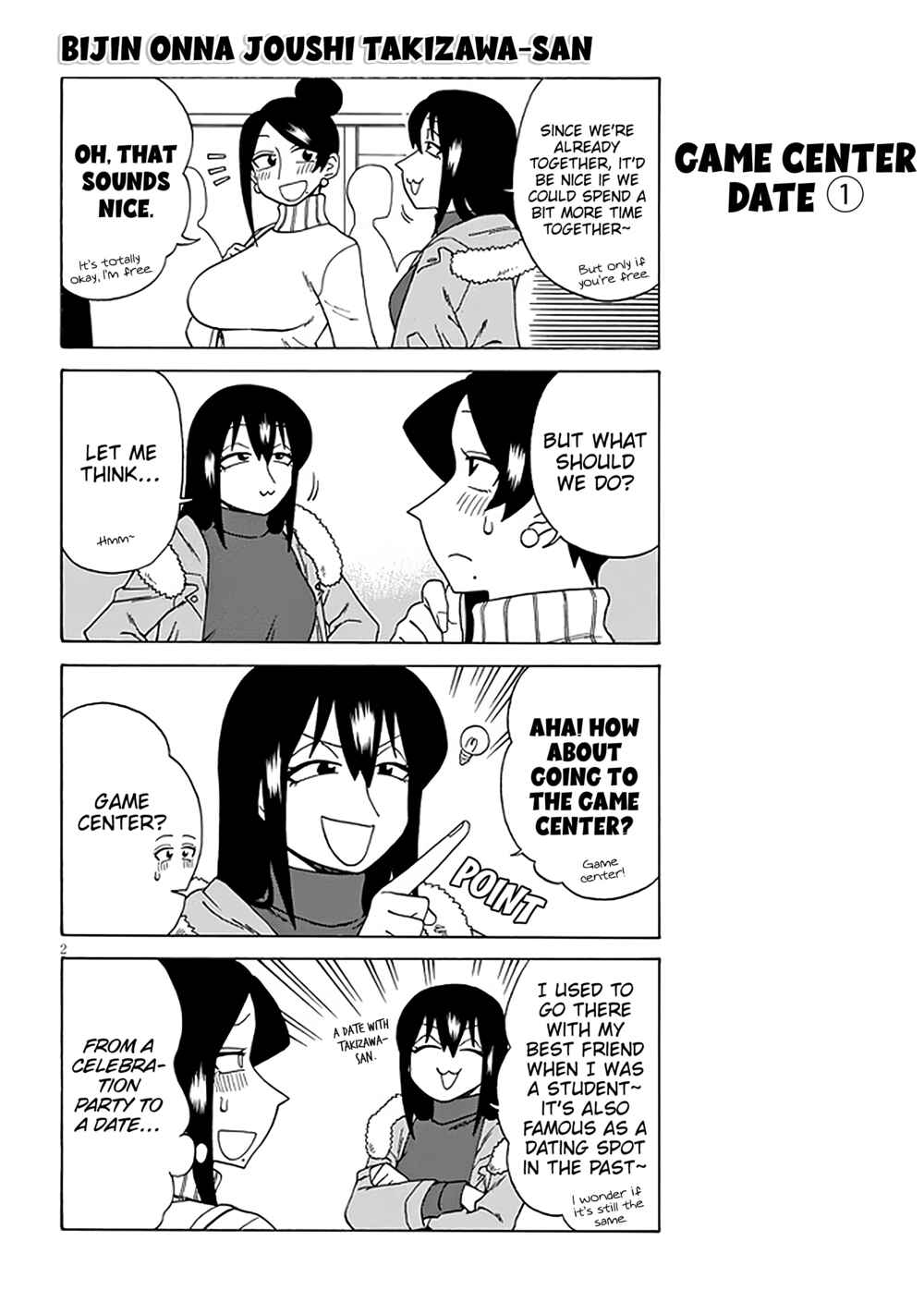 Bijin Onna Joushi Takizawa-san Chapter 133 - Page 2
