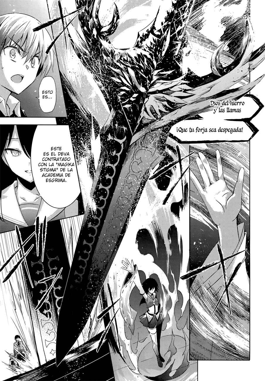 Magika no Kenshi to Shoukan Maou Chapter 30 - Page 9