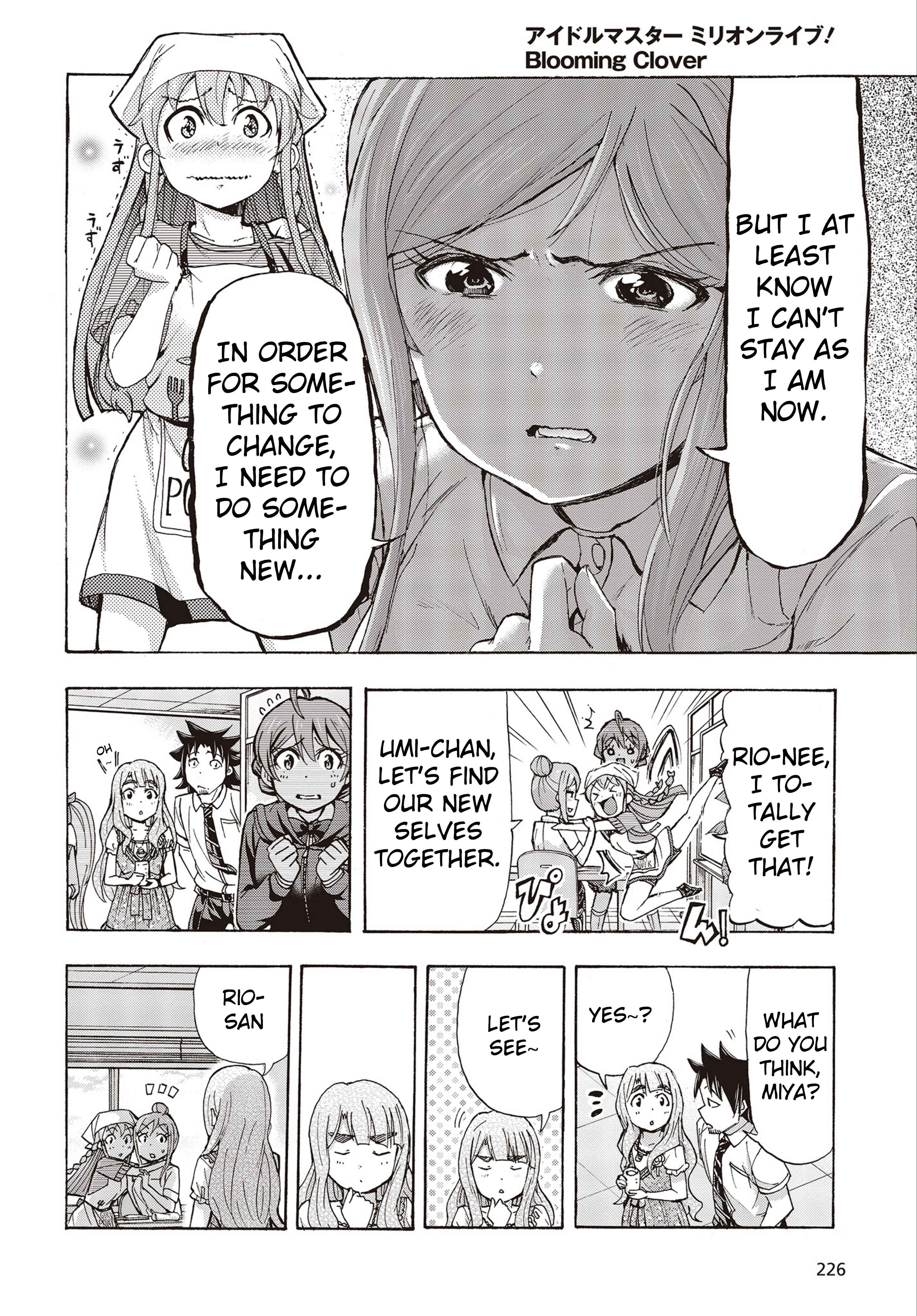 THE iDOLM@STER MILLION LIVE! Blooming Clover Chapter 23 - Page 14
