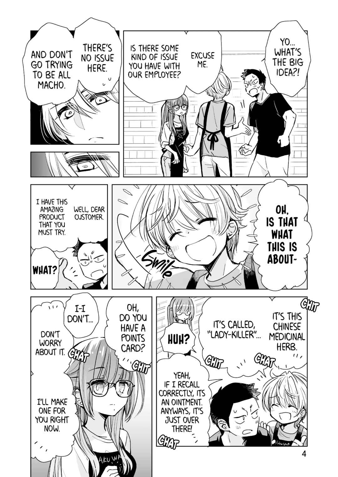 Drugstore Ten'in Sacchan no Nichijou Chapter 5 - Page 4