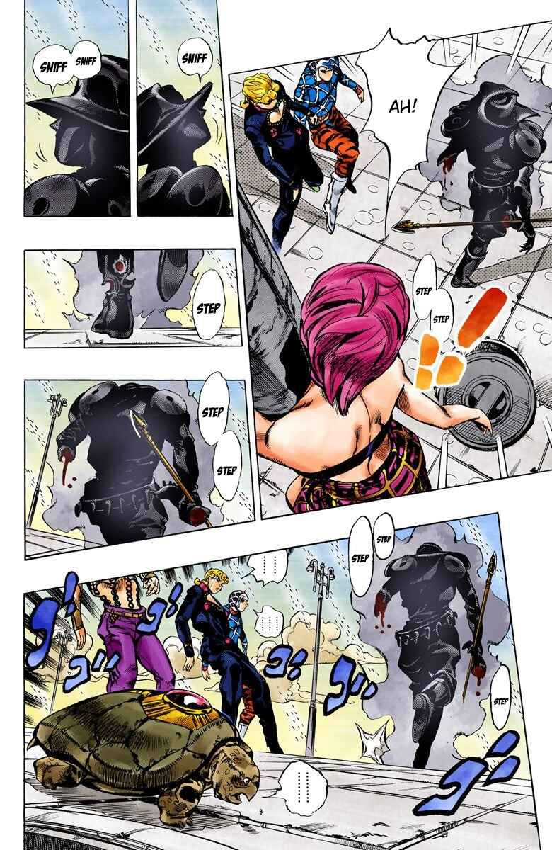 JoJo no Kimyou na Bouken: Part 5 - Ougon no Kaze Color-ban Chapter 140 - Page 12