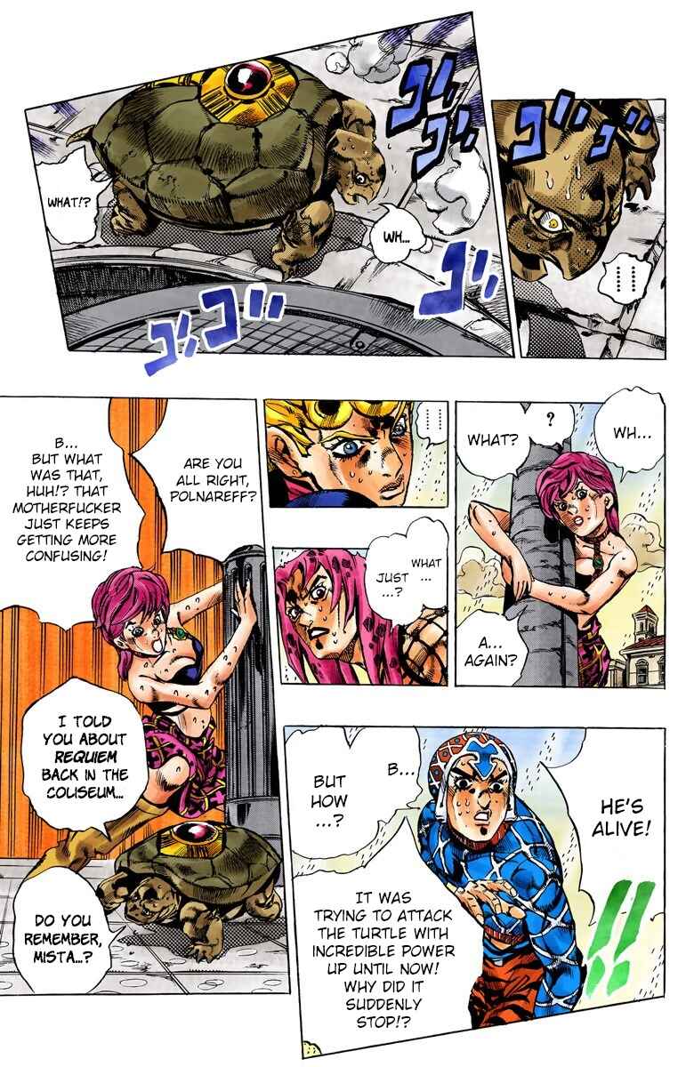 JoJo no Kimyou na Bouken: Part 5 - Ougon no Kaze Color-ban Chapter 140 - Page 13