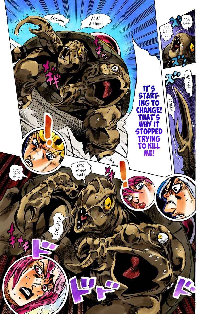 JoJo no Kimyou na Bouken: Part 5 - Ougon no Kaze Color-ban Chapter 140 - Page 15