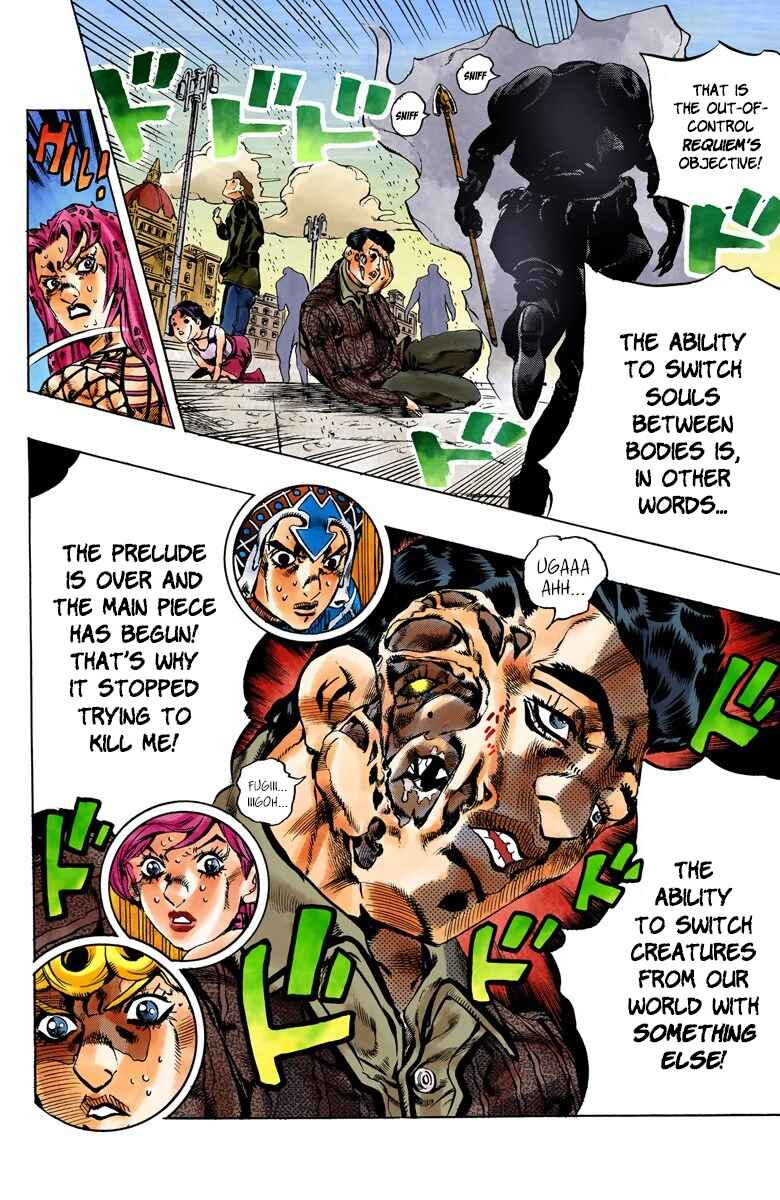 JoJo no Kimyou na Bouken: Part 5 - Ougon no Kaze Color-ban Chapter 140 - Page 16
