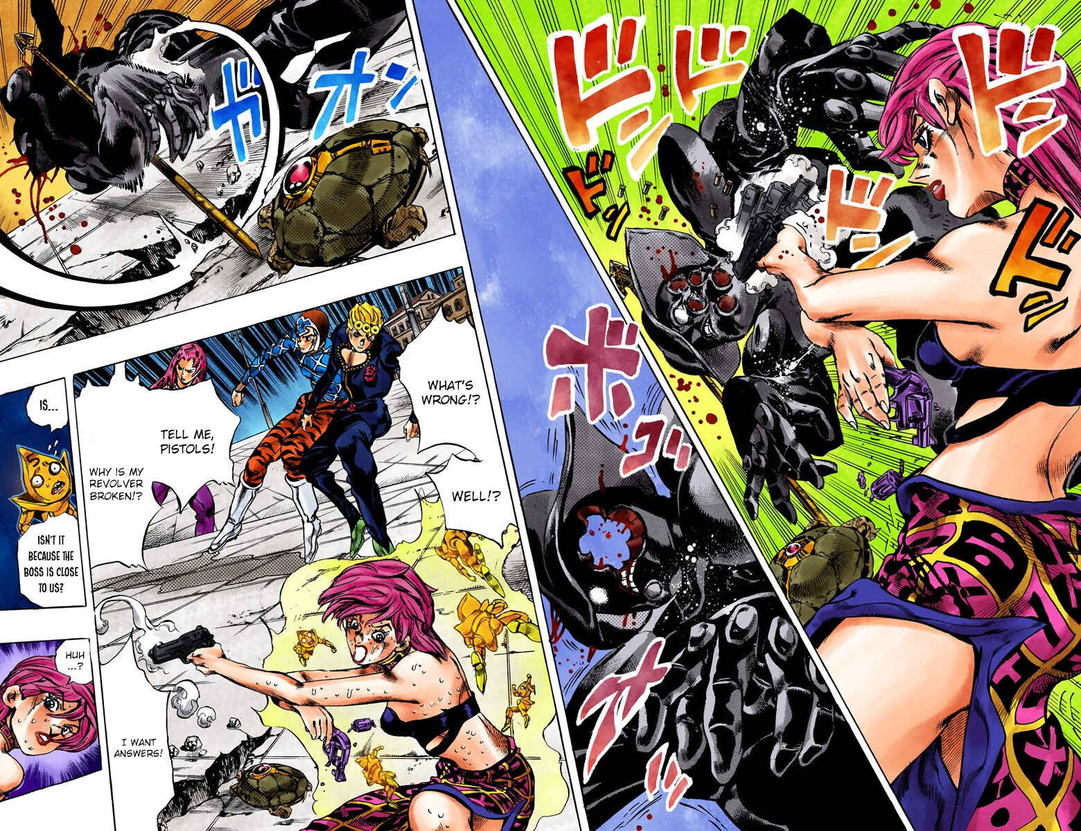 JoJo no Kimyou na Bouken: Part 5 - Ougon no Kaze Color-ban Chapter 140 - Page 4
