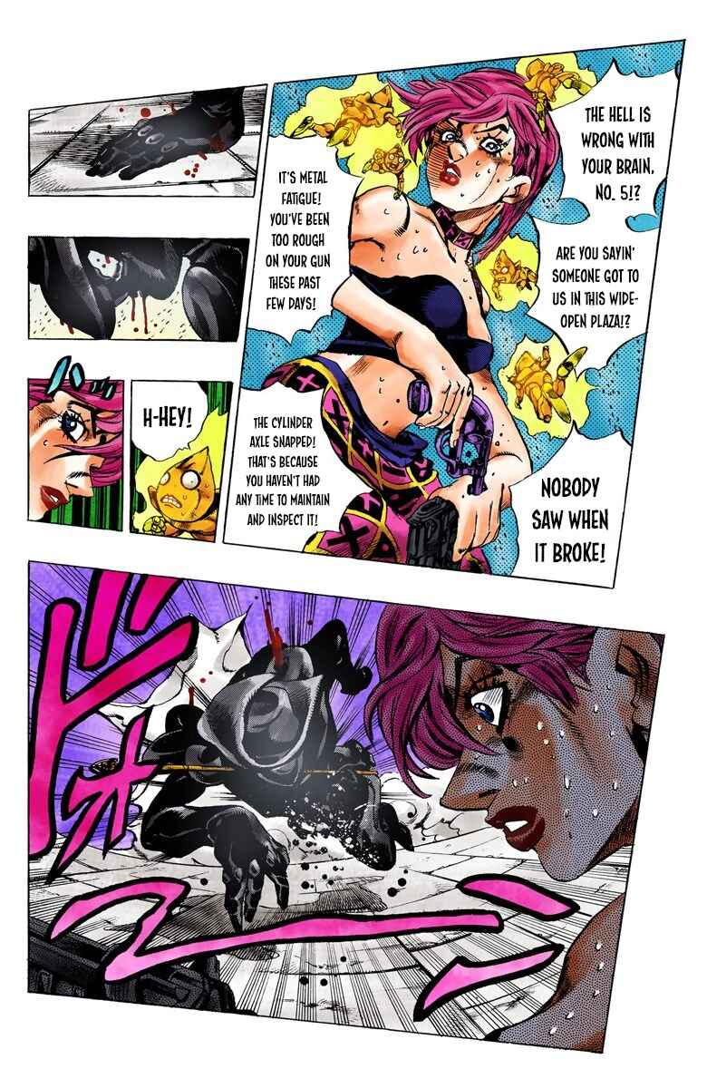 JoJo no Kimyou na Bouken: Part 5 - Ougon no Kaze Color-ban Chapter 140 - Page 5