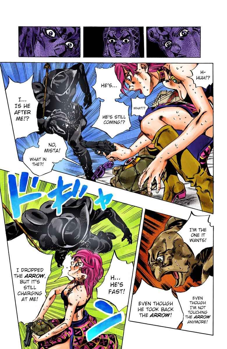 JoJo no Kimyou na Bouken: Part 5 - Ougon no Kaze Color-ban Chapter 140 - Page 6