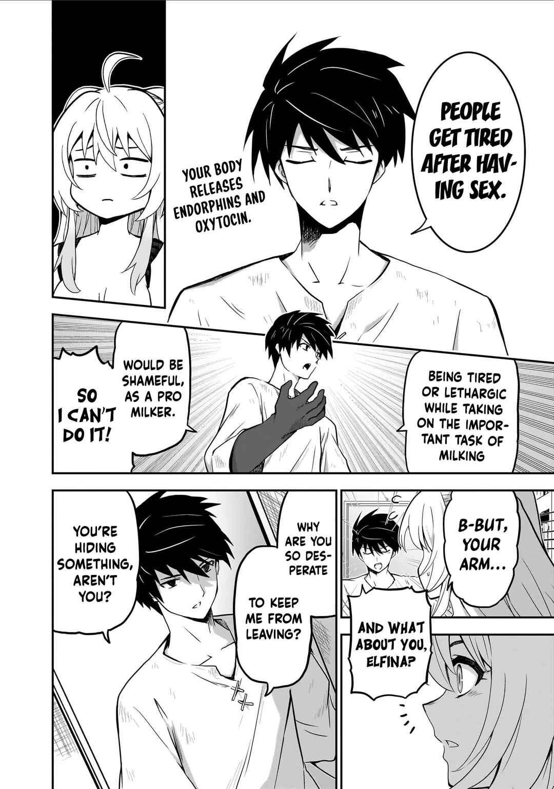 Milk-shibori Hunter no Isekai Sakunyuuki ~Nouka no Saenai Otoko ga Arayuru Shuzoku no Chiku-B wo Moteasobi-toriko ni Suru~ Chapter 4 - Page 3