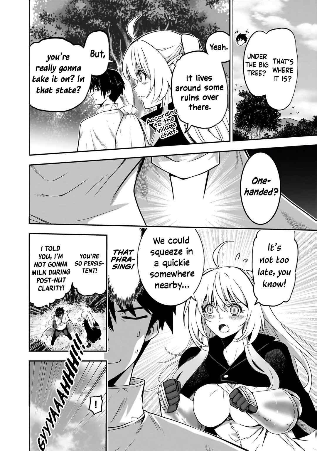 Milk-shibori Hunter no Isekai Sakunyuuki ~Nouka no Saenai Otoko ga Arayuru Shuzoku no Chiku-B wo Moteasobi-toriko ni Suru~ Chapter 4 - Page 5
