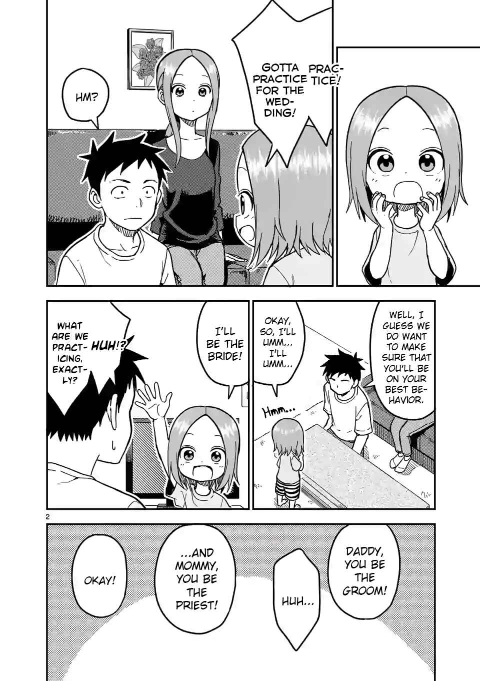 Karakai Jouzu no (Moto) Takagi-san Chapter 139 - Page 2