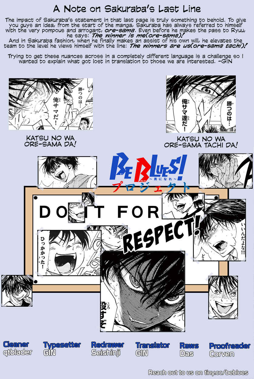 BE BLUES ~Ao ni Nare~ Chapter 364 - Page 18