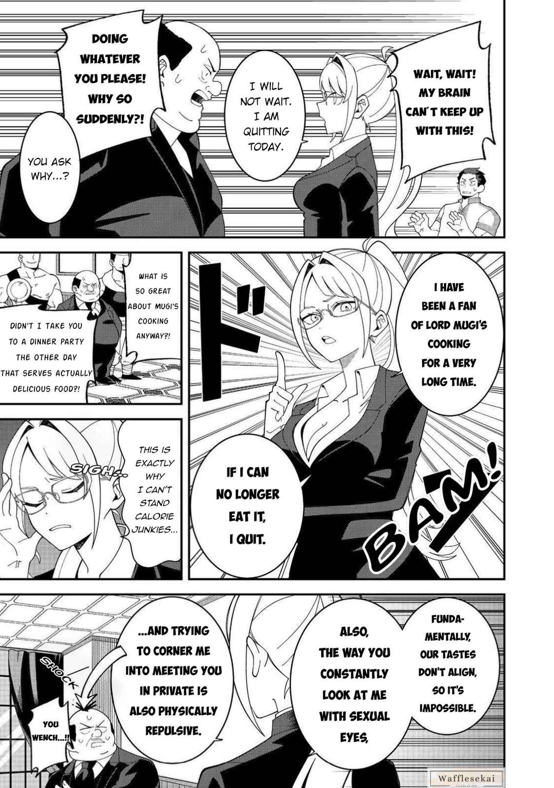 E? - Guild-nai de Yuiitsu "Cook" wo Kiwameteru Ore wo Kubi desu ka? Chapter 1 - Page 15