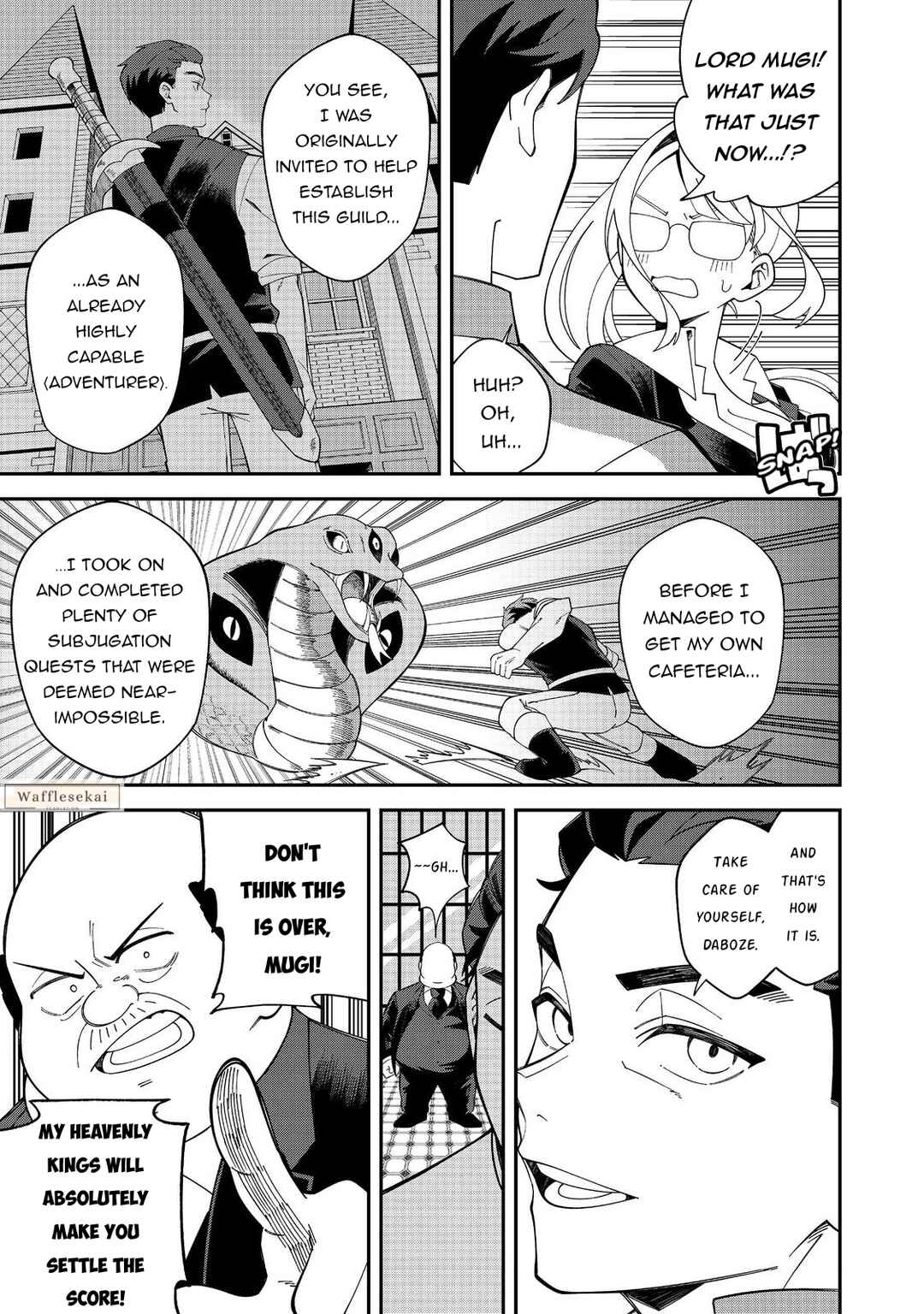 E? - Guild-nai de Yuiitsu "Cook" wo Kiwameteru Ore wo Kubi desu ka? Chapter 1 - Page 28