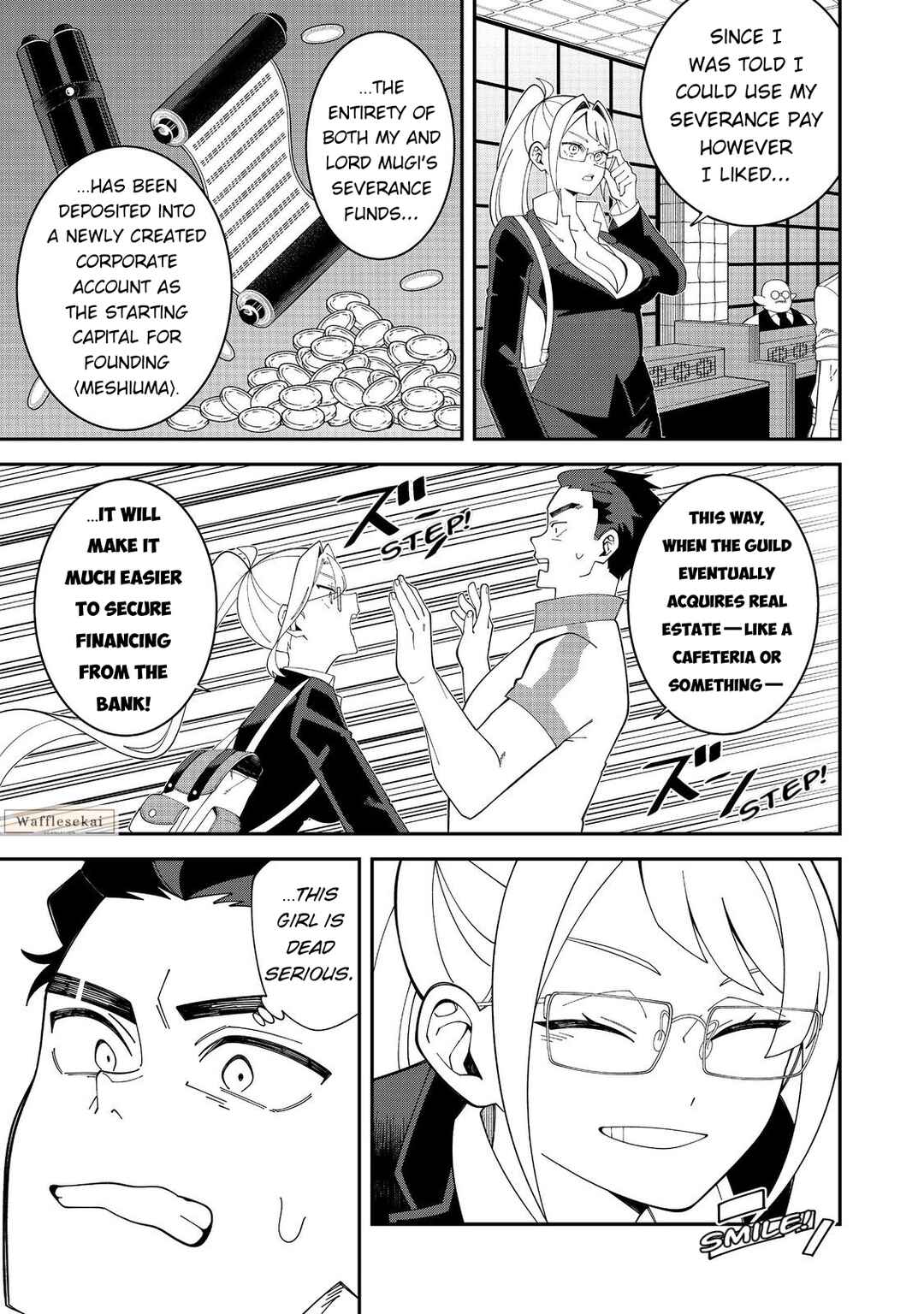 E? - Guild-nai de Yuiitsu "Cook" wo Kiwameteru Ore wo Kubi desu ka? Chapter 1 - Page 38