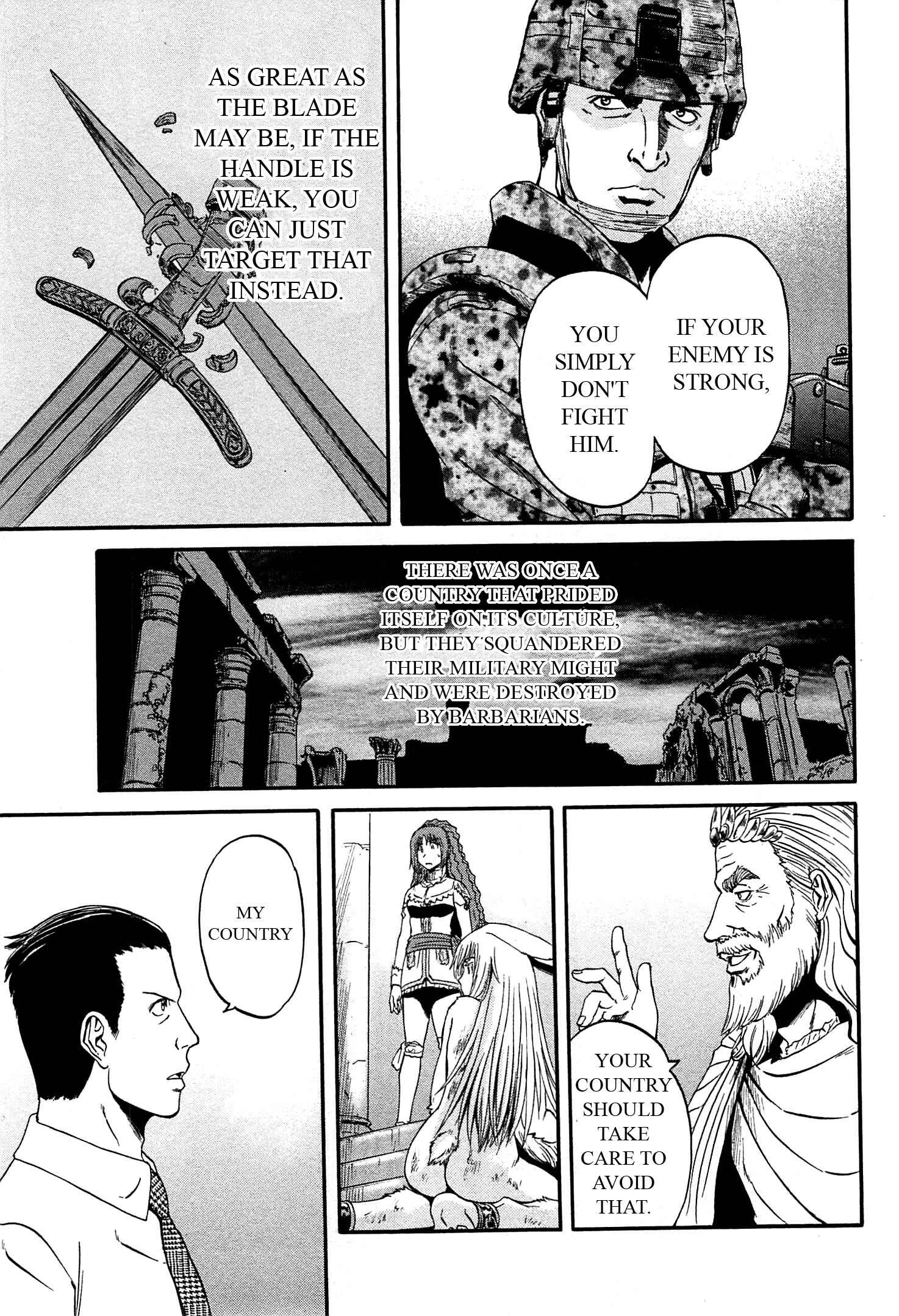 GATE - Jieitai Kanochi nite, Kaku Tatakaeri Chapter 34 - Page 17