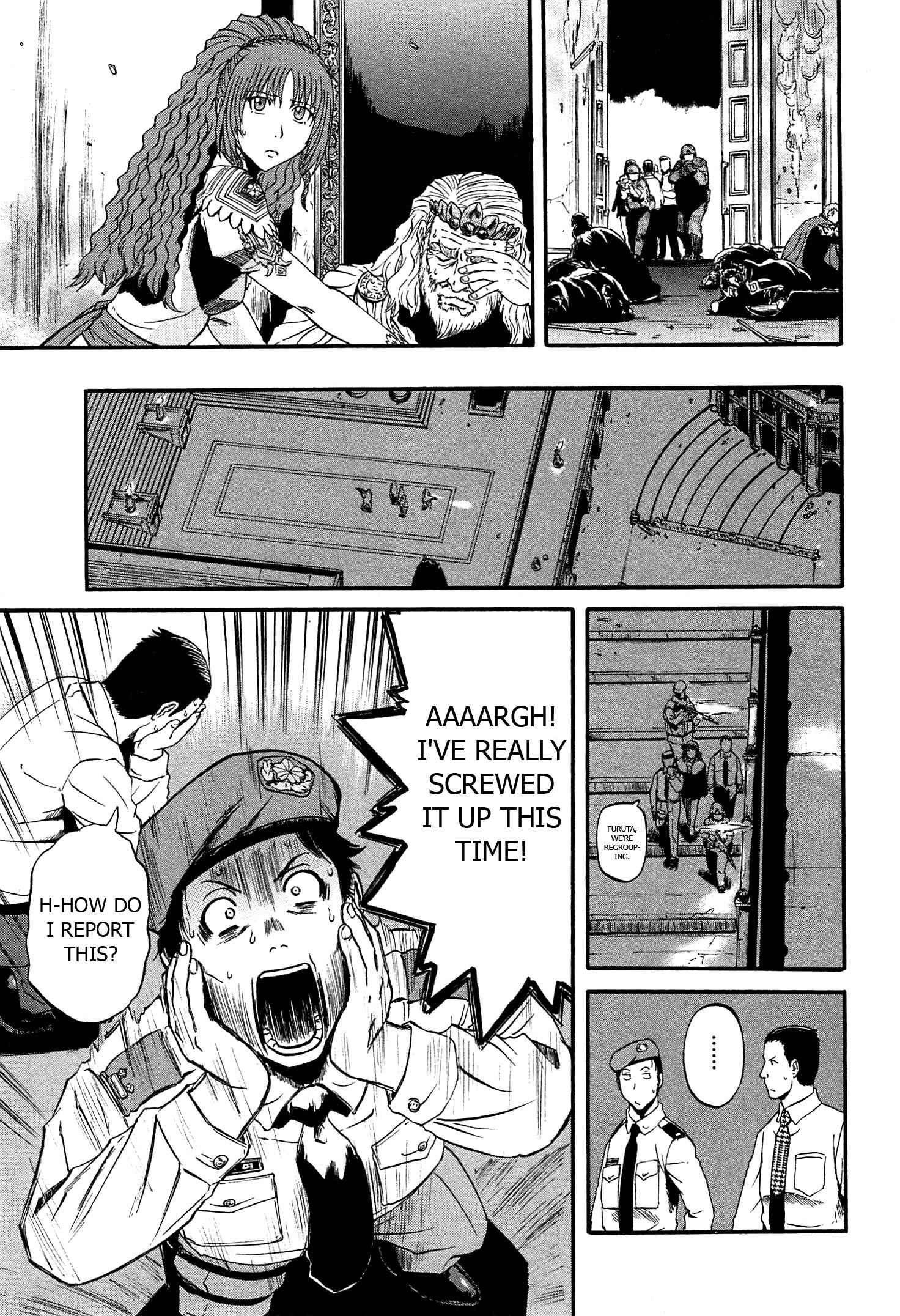 GATE - Jieitai Kanochi nite, Kaku Tatakaeri Chapter 34 - Page 21