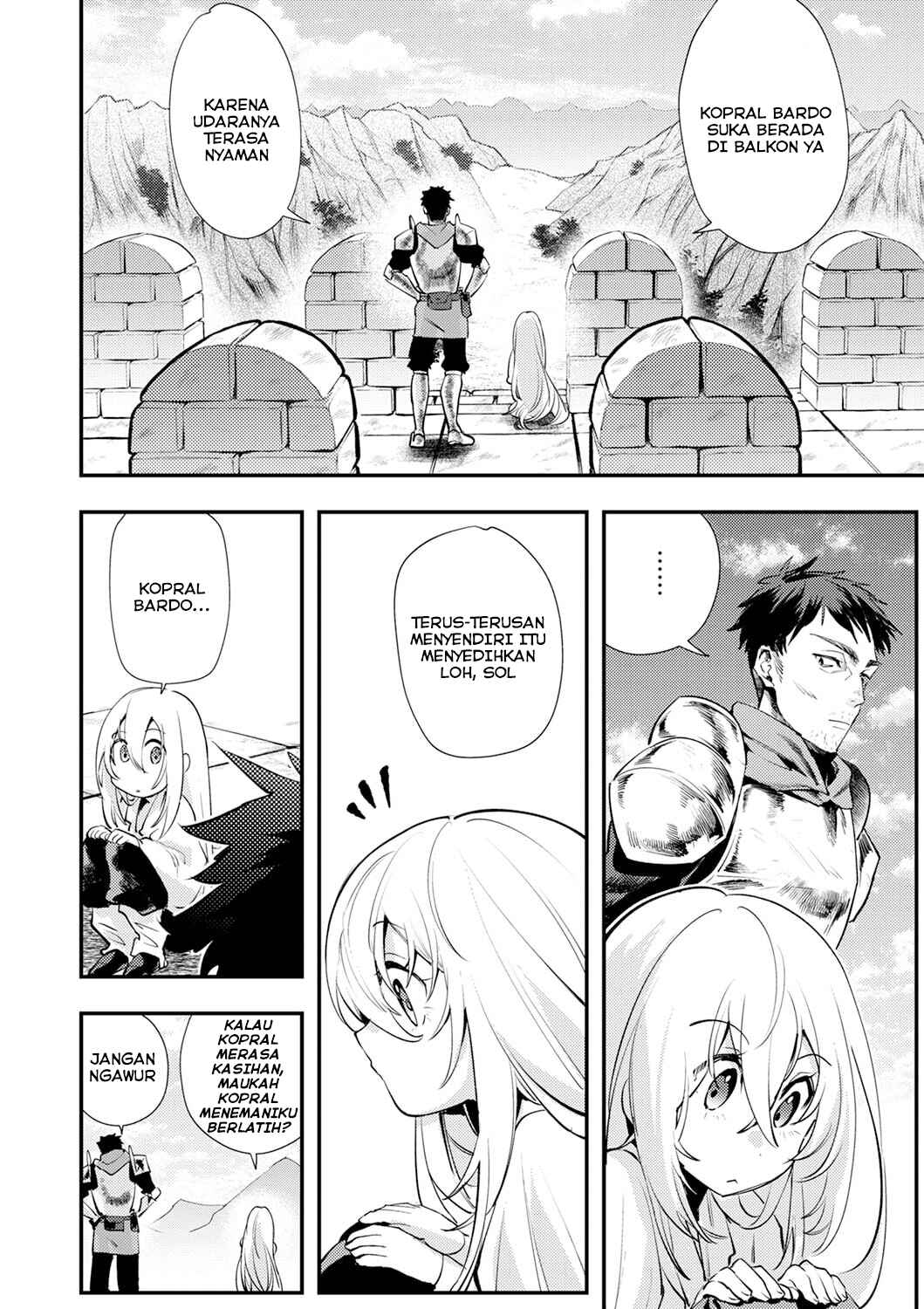 Shura Youjo no Eiyuutan ~Hanpa-sha to Iwa Reta Youhei, Youjo ni Tensei Shite Nariagaru~ Chapter 3 - Page 10