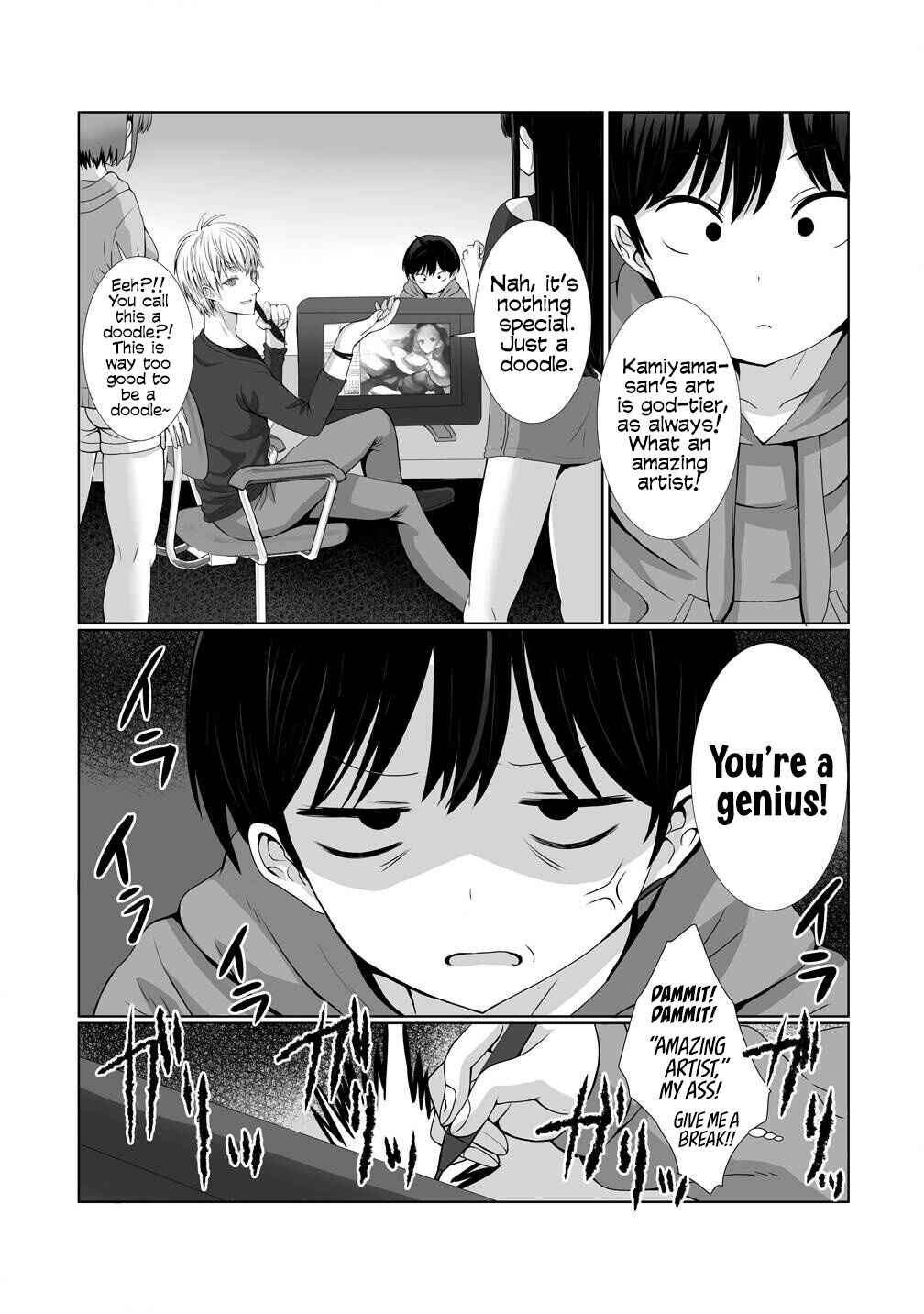 Kaita Mono o Jittaika Suru Nouryoku de Motenai Ore ga Harem Seikatsu Chapter 1 - Page 5