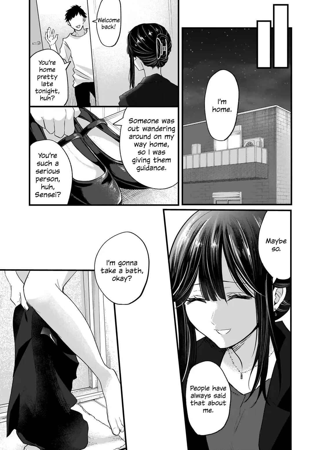 Hitodzuma Kyoushi ga Oshiego no Joshi koukousei ni do hamari suru Hanashi Chapter 1 - Page 13