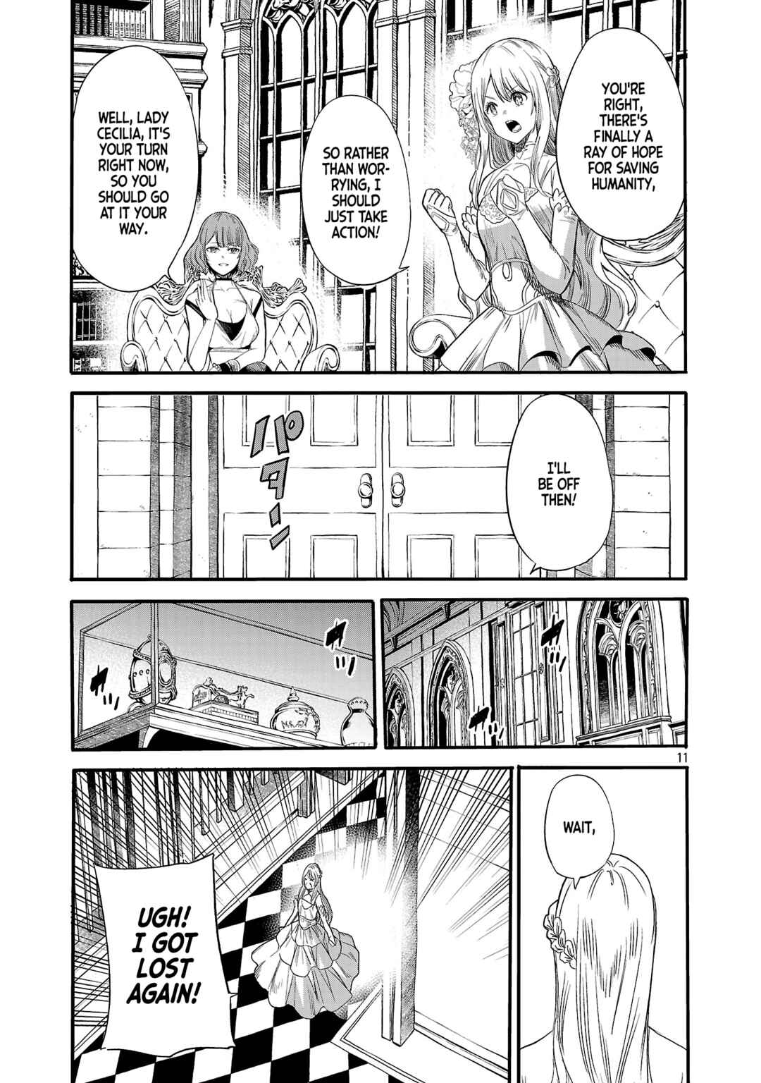 Koushaku Reijou no Rouraku Mission ~Maou to no Seiryaku Kekkon ga, Jinrui Saigo no Kirifuda desu!... tte, Maou ga Onnanoko no Baai wa Dou Sureba Ii no desu ka!?~ Chapter 2 - Page 11