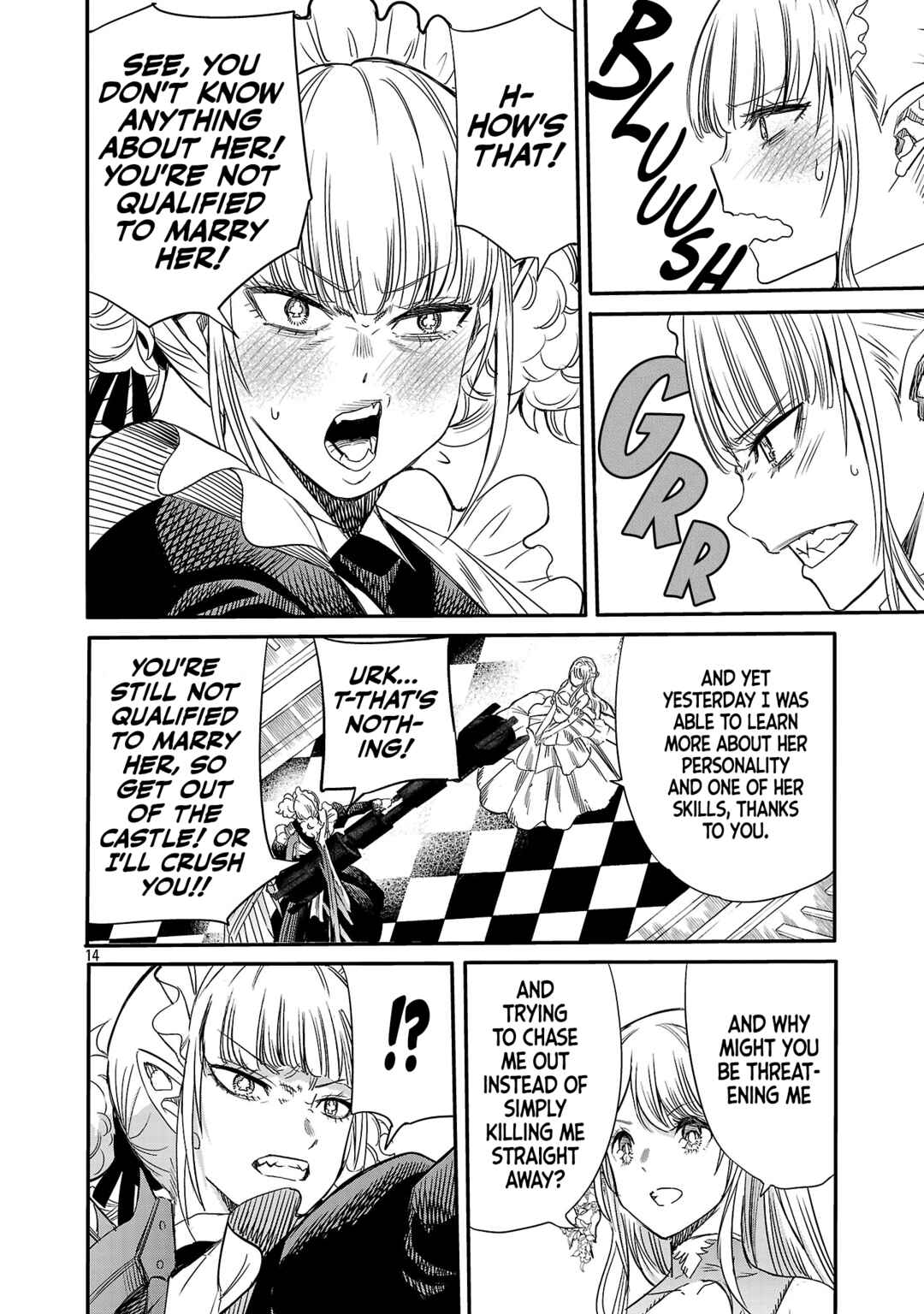 Koushaku Reijou no Rouraku Mission ~Maou to no Seiryaku Kekkon ga, Jinrui Saigo no Kirifuda desu!... tte, Maou ga Onnanoko no Baai wa Dou Sureba Ii no desu ka!?~ Chapter 2 - Page 14