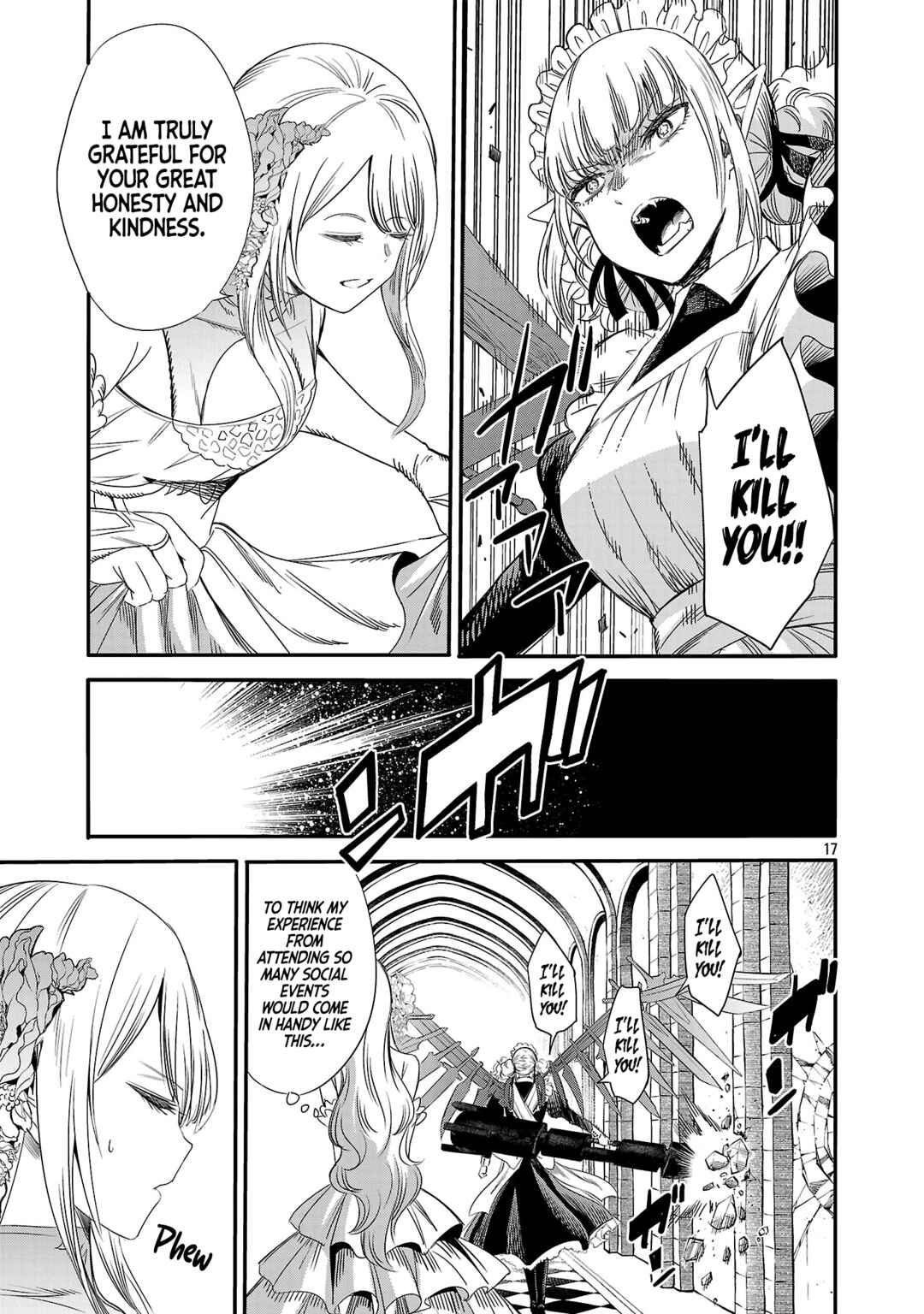 Koushaku Reijou no Rouraku Mission ~Maou to no Seiryaku Kekkon ga, Jinrui Saigo no Kirifuda desu!... tte, Maou ga Onnanoko no Baai wa Dou Sureba Ii no desu ka!?~ Chapter 2 - Page 17