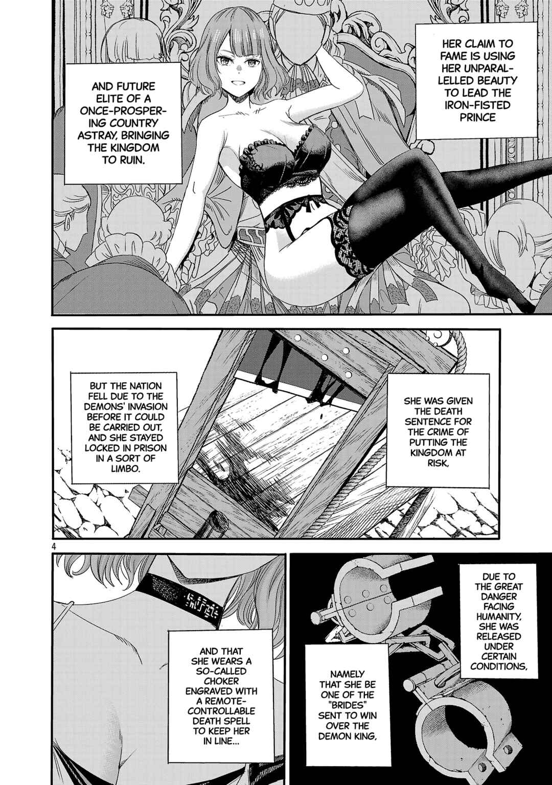 Koushaku Reijou no Rouraku Mission ~Maou to no Seiryaku Kekkon ga, Jinrui Saigo no Kirifuda desu!... tte, Maou ga Onnanoko no Baai wa Dou Sureba Ii no desu ka!?~ Chapter 2 - Page 4