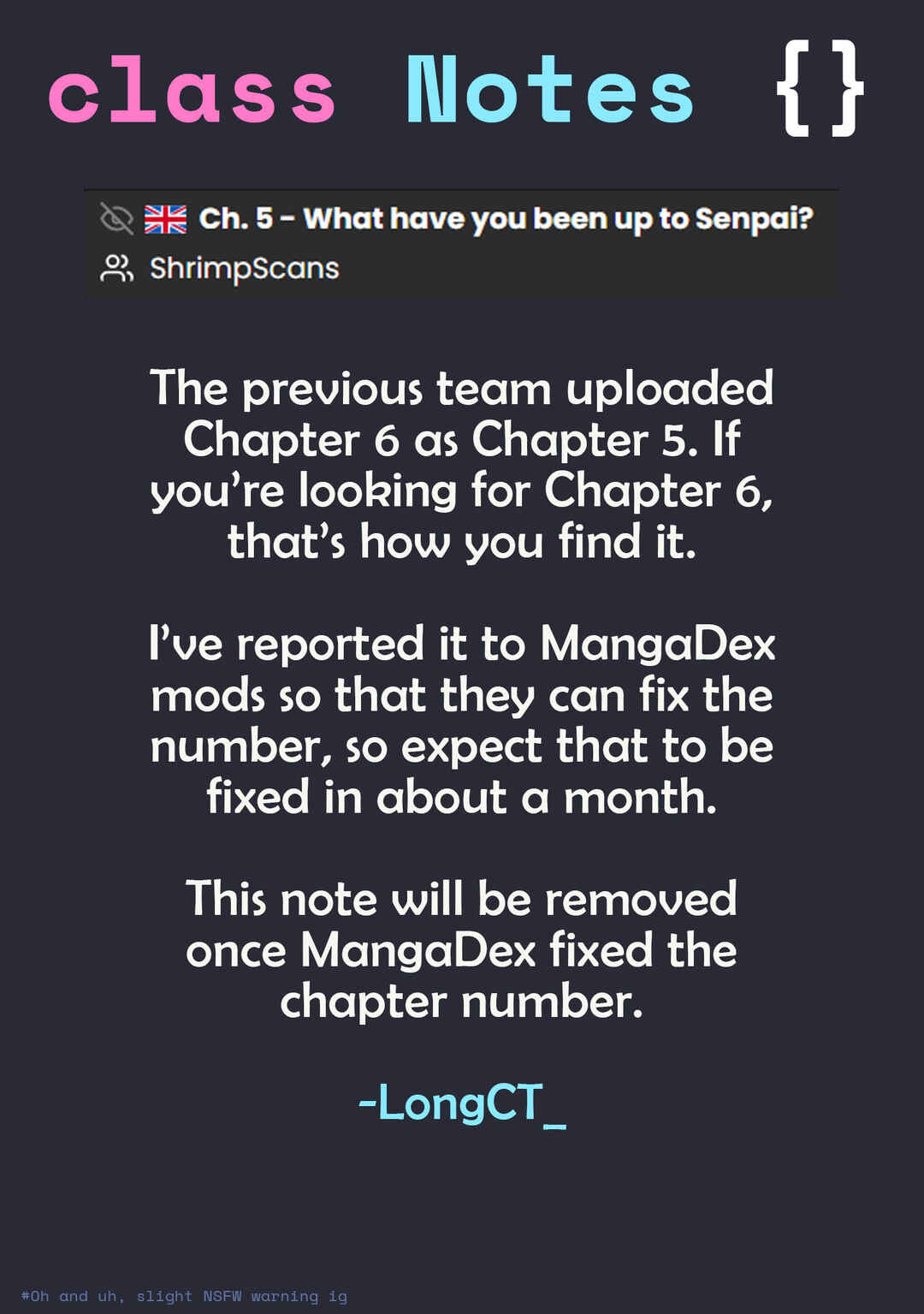 100 Things I Didn’t Know About My Senpai Chapter 5 - Page 1