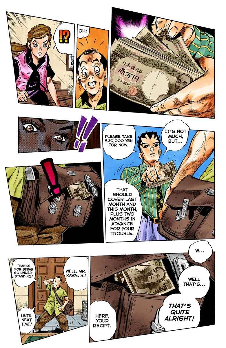 JoJo no Kimyou na Bouken: Part 4 - Diamond wa Kudakenai Color-ban Chapter 105 - Page 19