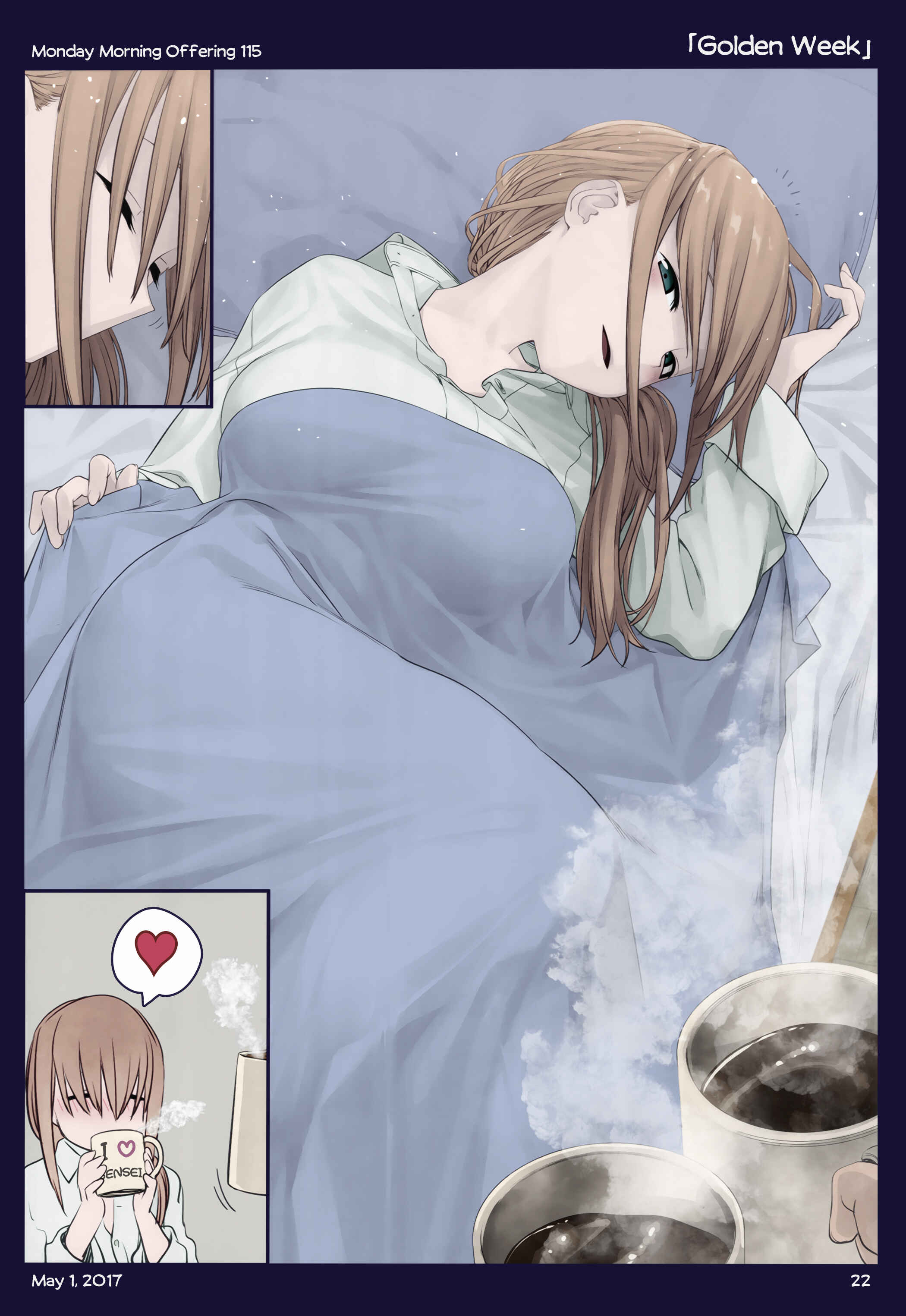 Getsuyoubi no Tawawa (Twitter Webcomic) (Fan Colored) Chapter 11 - Page 20