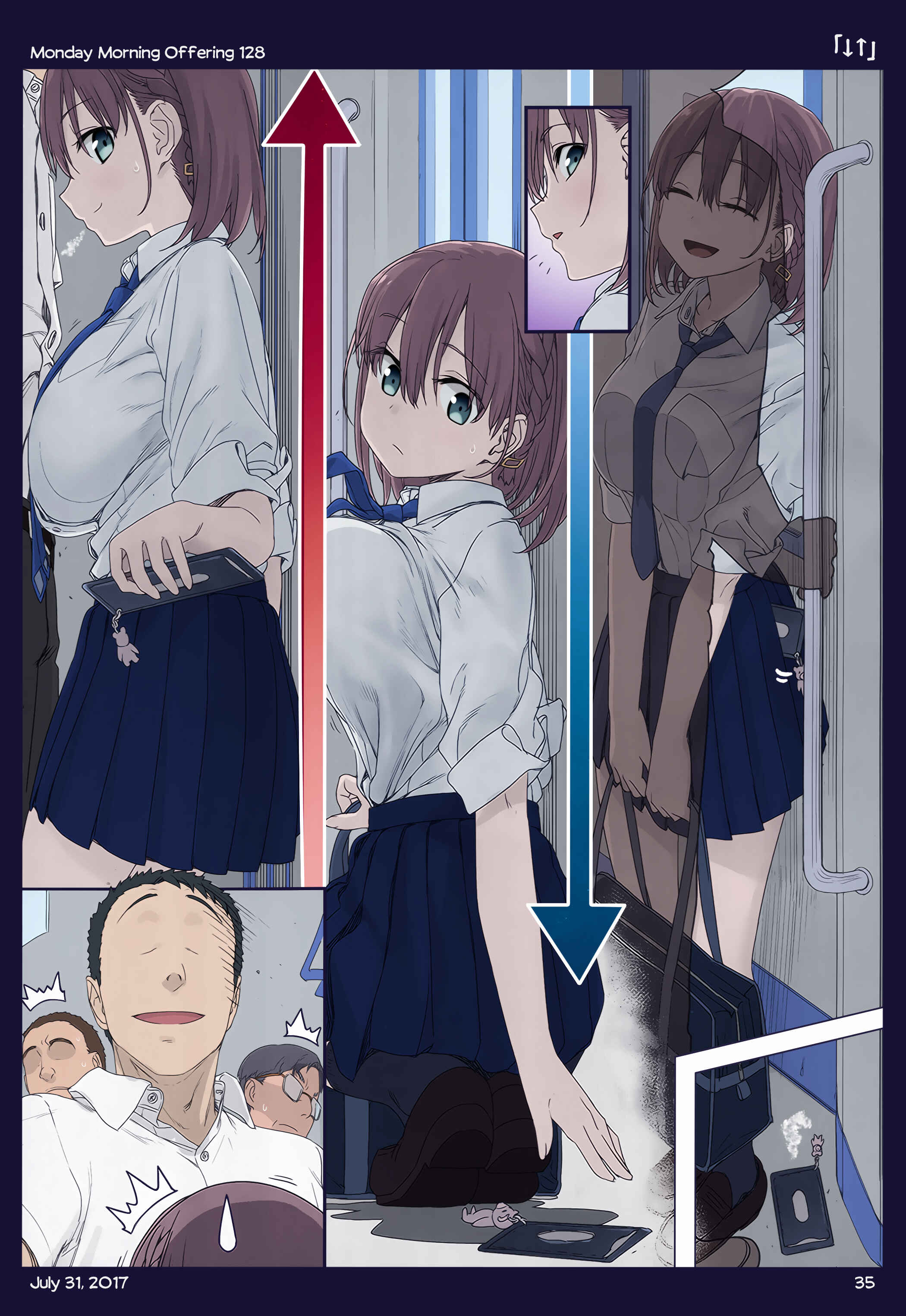 Getsuyoubi no Tawawa (Twitter Webcomic) (Fan Colored) Chapter 11 - Page 33