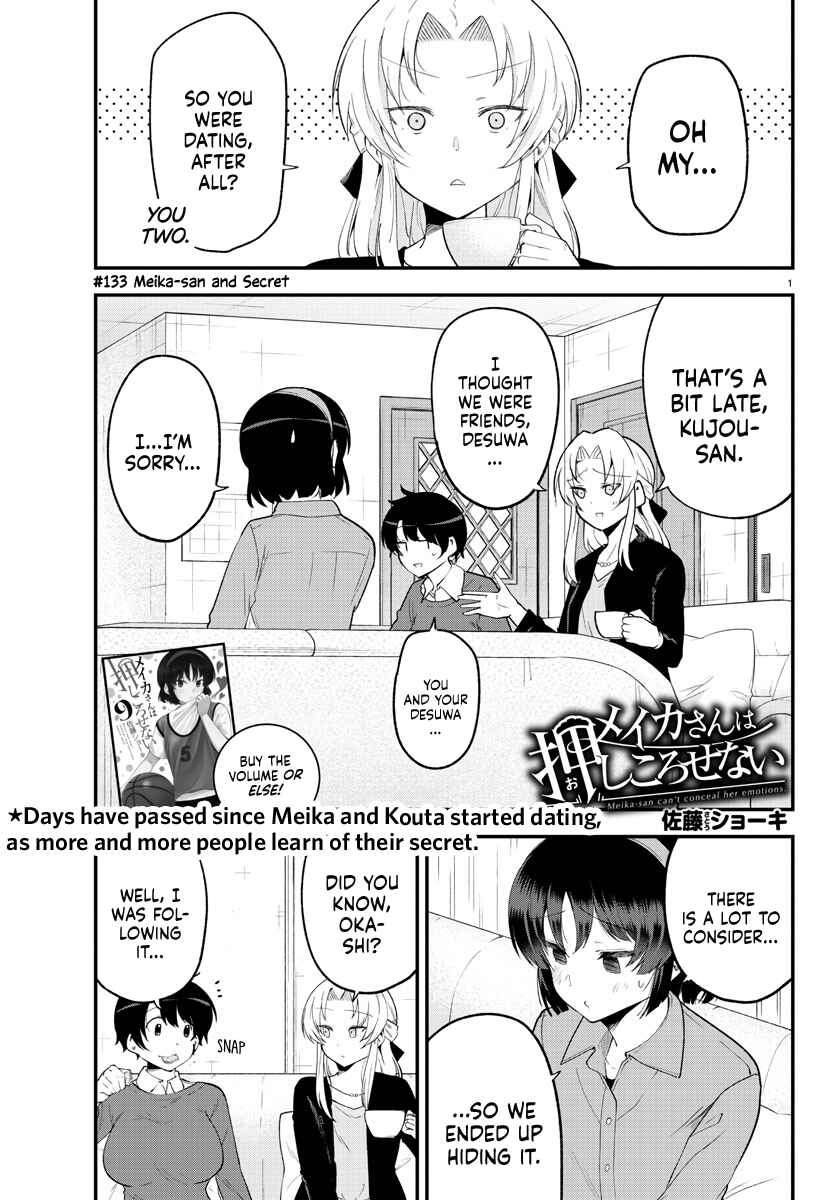 Meika-san wa Oshikorosenai Chapter 133 - Page 1
