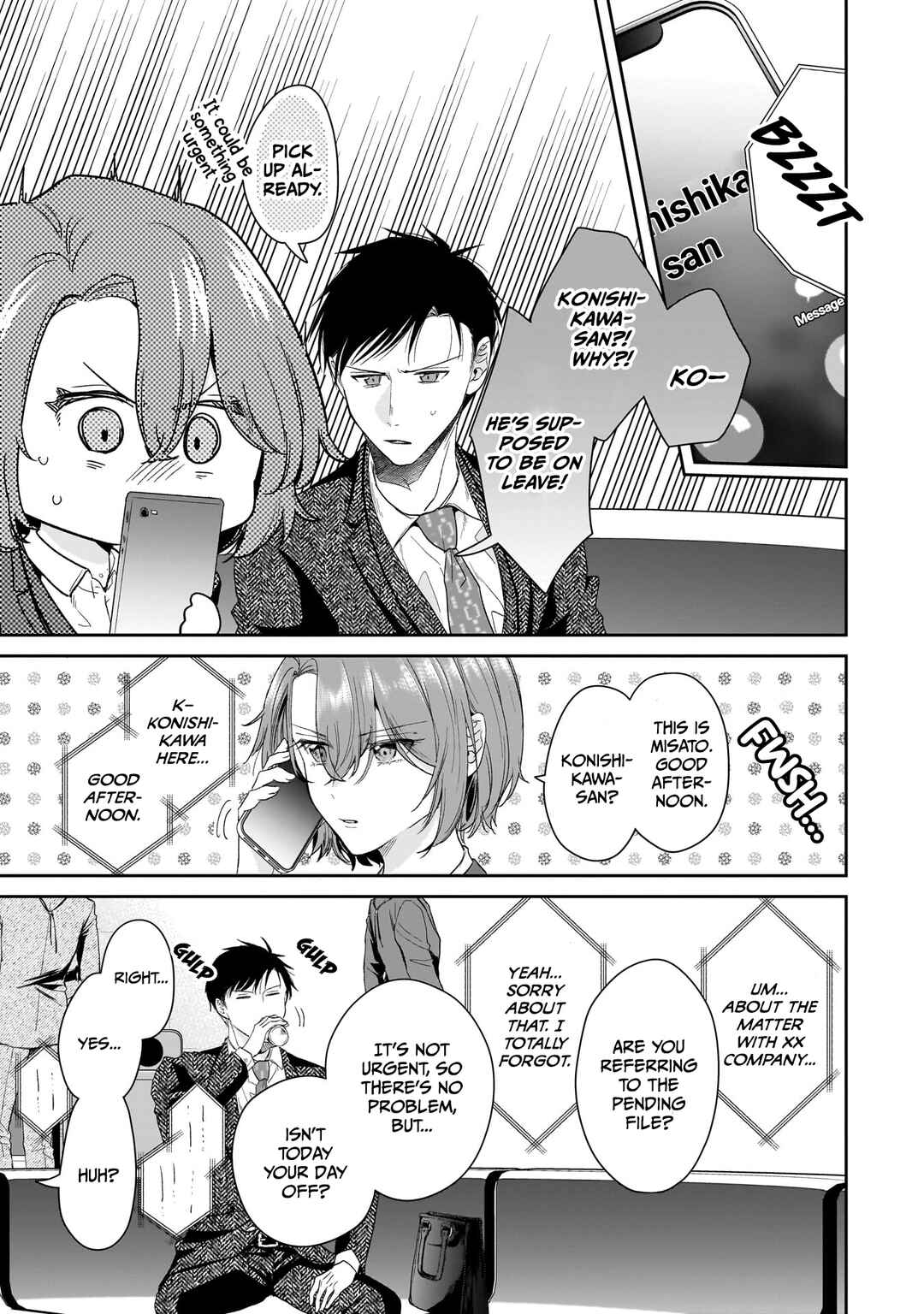 Misato-san wa Amasugi Joushi ni Chotto Kibishii Chapter 27 - Page 17