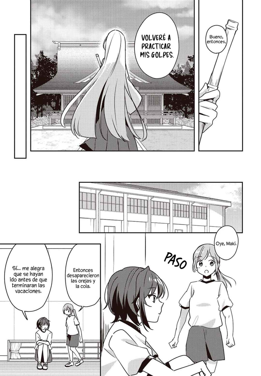 Osananajimi wa, Nyaa to Naite Skirt no Naka Chapter 9 - Page 19