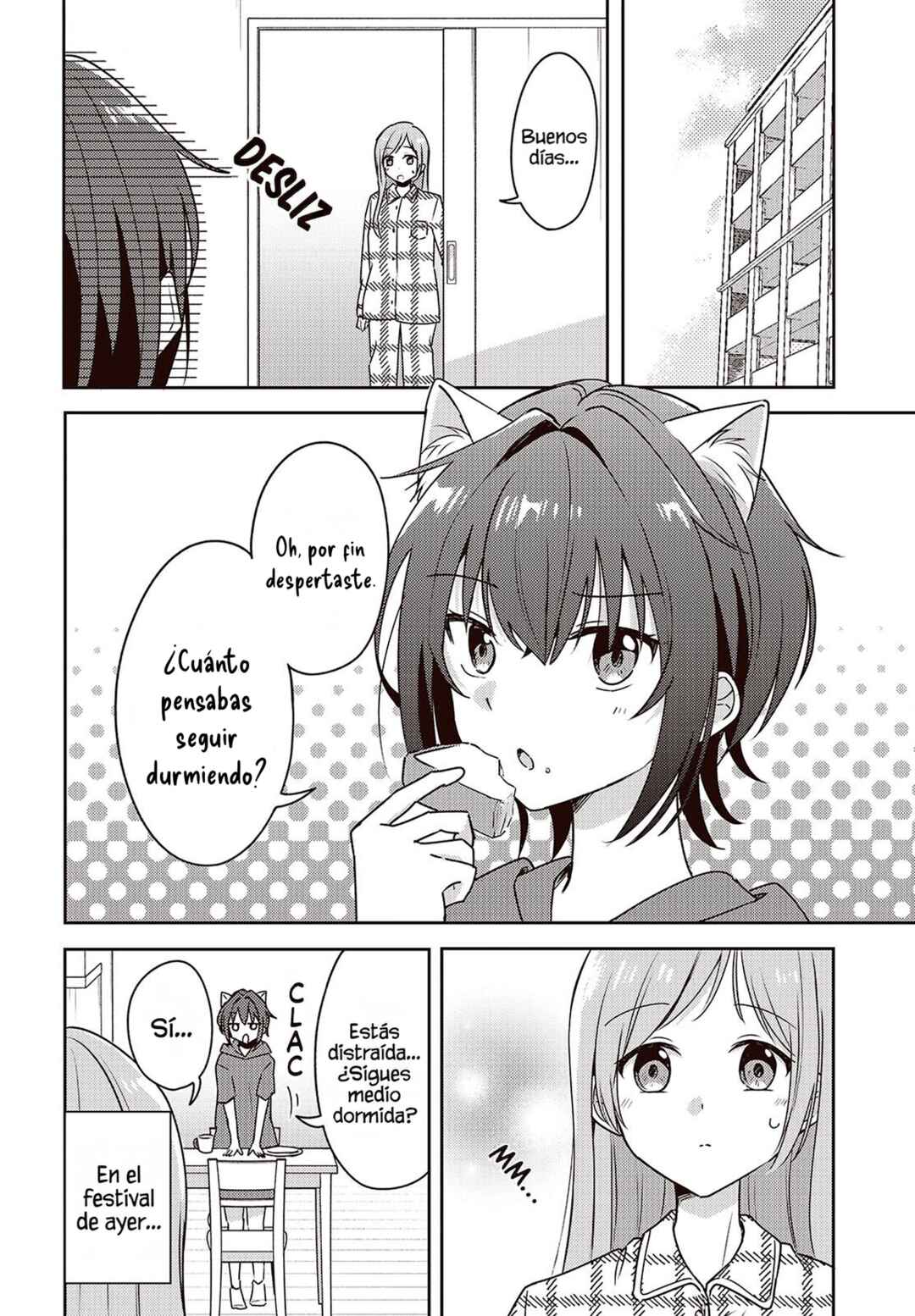 Osananajimi wa, Nyaa to Naite Skirt no Naka Chapter 9 - Page 4