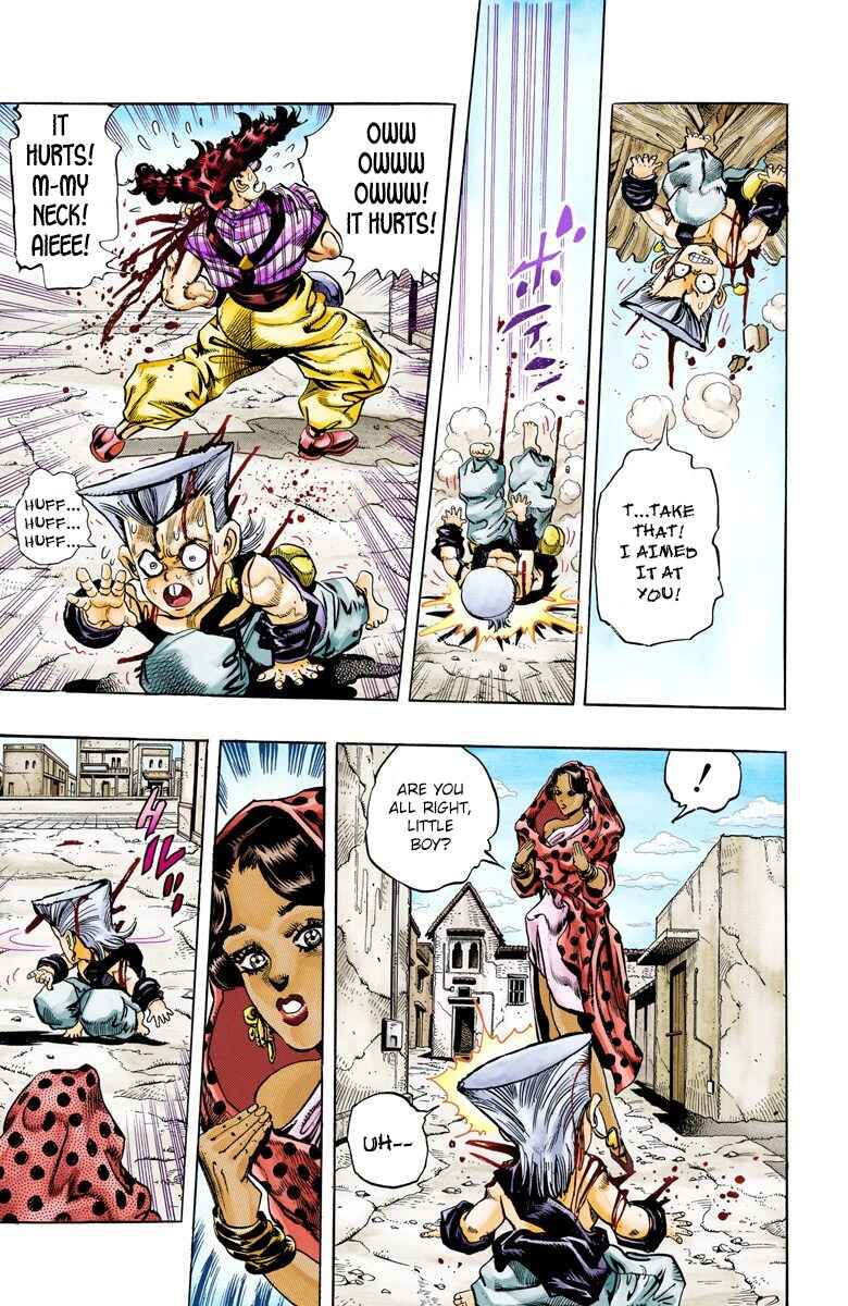 JoJo no Kimyou na Bouken: Part 3 - Stardust Crusaders Color-ban Chapter 93 - Page 13
