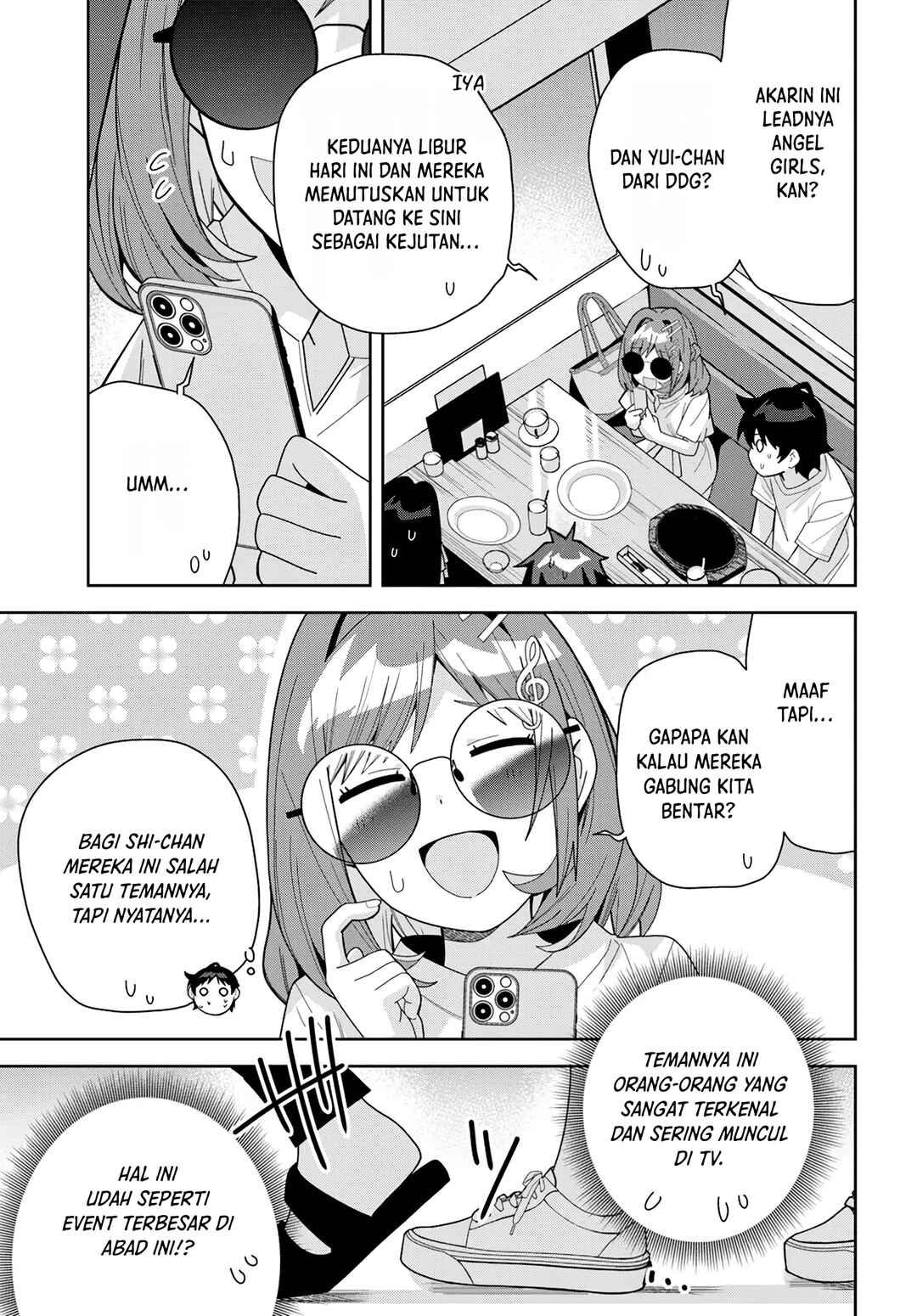 Classmate no Moto Idol ga, Tonikaku Kyodou Fushin nandesu. Chapter 18 - Page 3