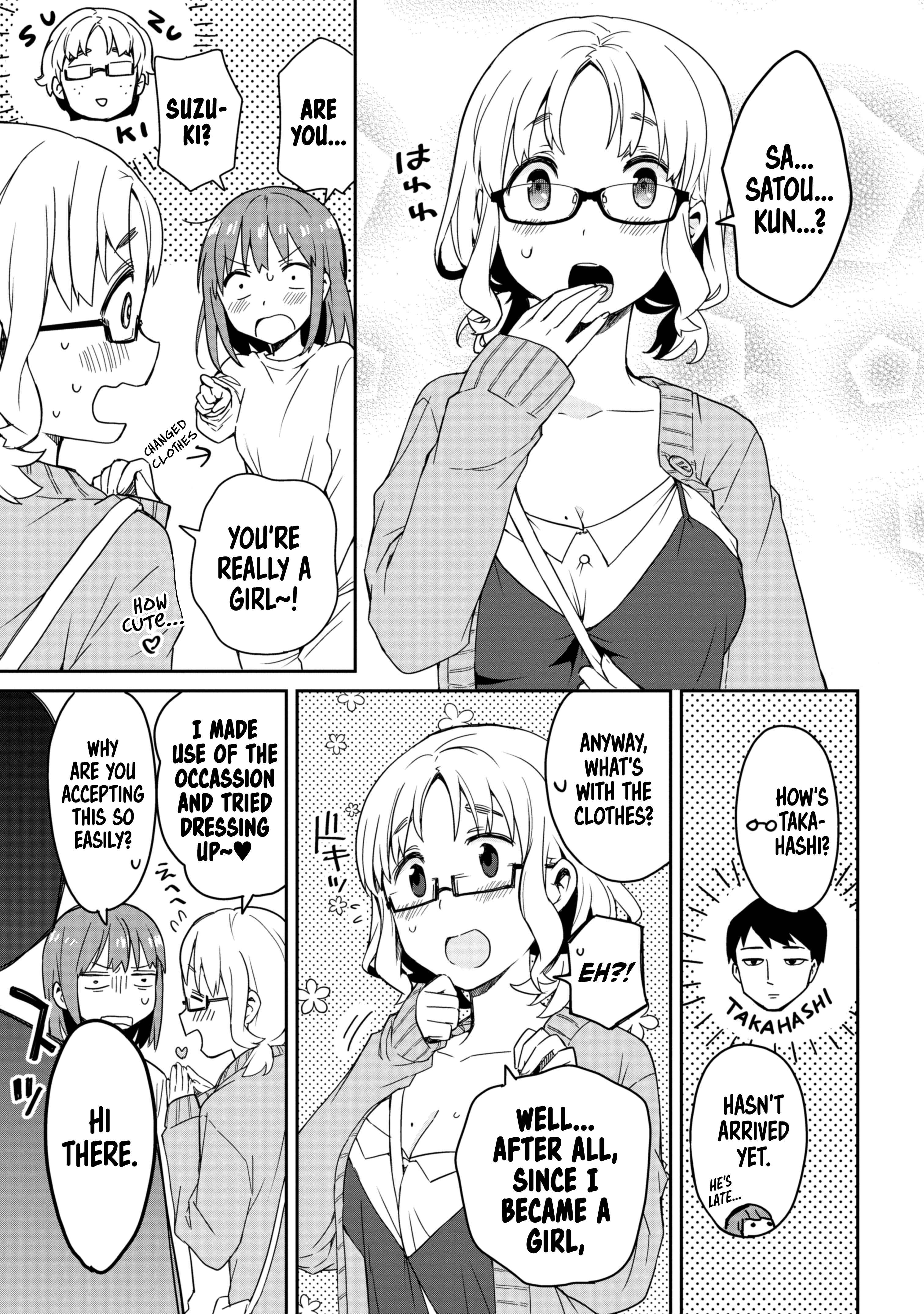 Asa Okitara Onnanoko ni Natteita Danshi Koukousei-tachi no Hanashi Chapter 1 - Page 3