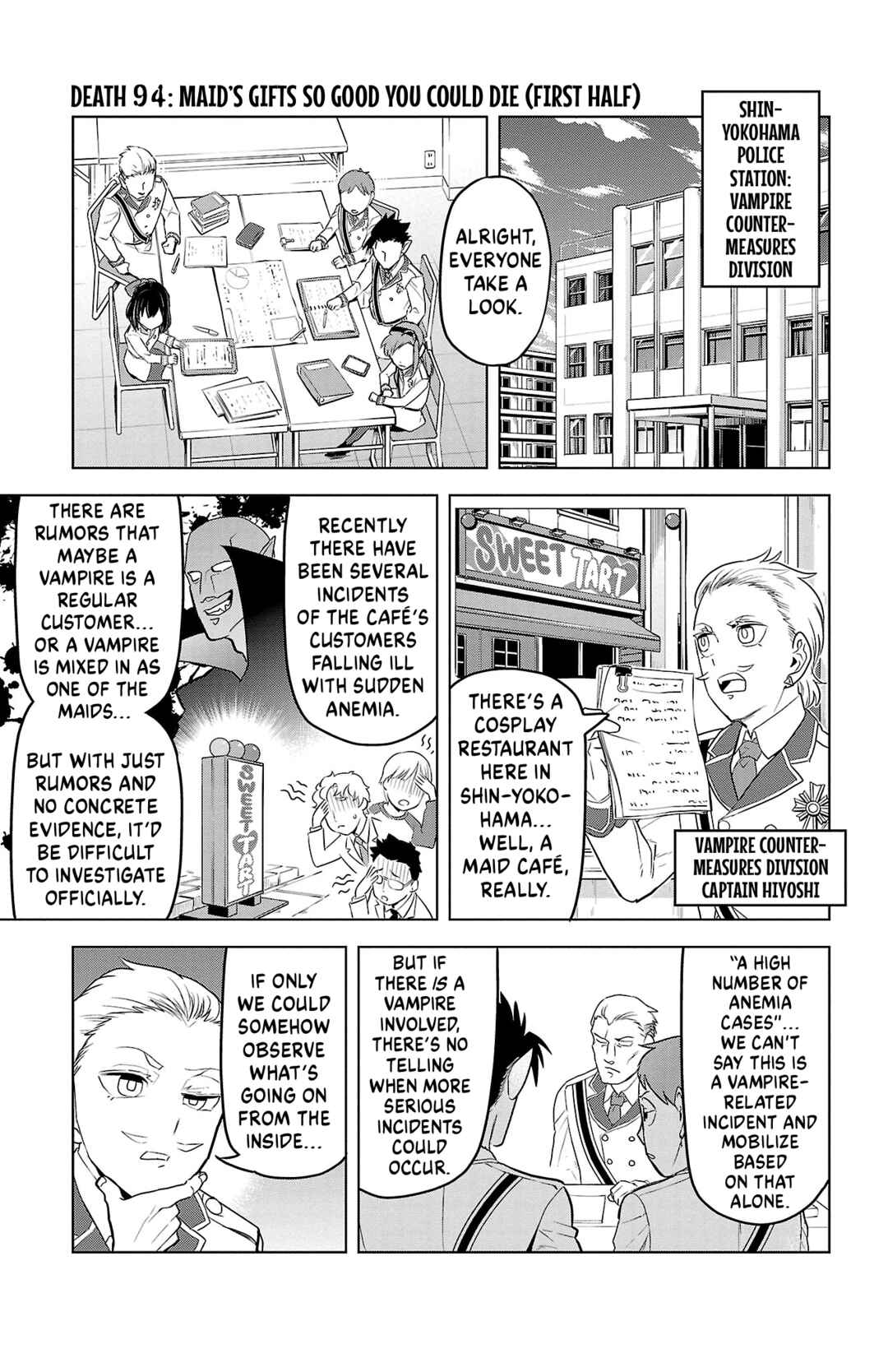 Kyuuketsuki Sugu Shinu Chapter 94 - Page 1