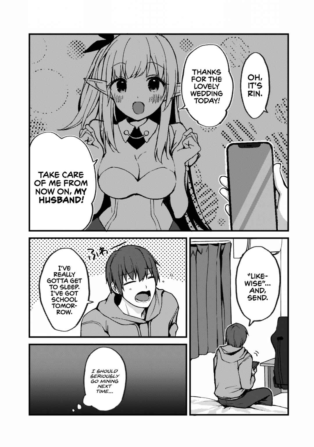 Netoge no Yome ga Ninki Idol datta: Cool kei no Kanojo wa Genjitsu demo Yome no Tsumori de Iru Chapter 1 - Page 13