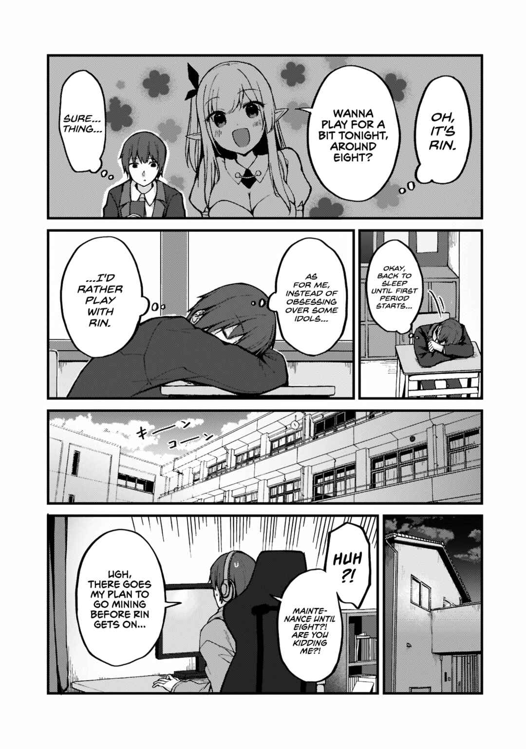 Netoge no Yome ga Ninki Idol datta: Cool kei no Kanojo wa Genjitsu demo Yome no Tsumori de Iru Chapter 1 - Page 19