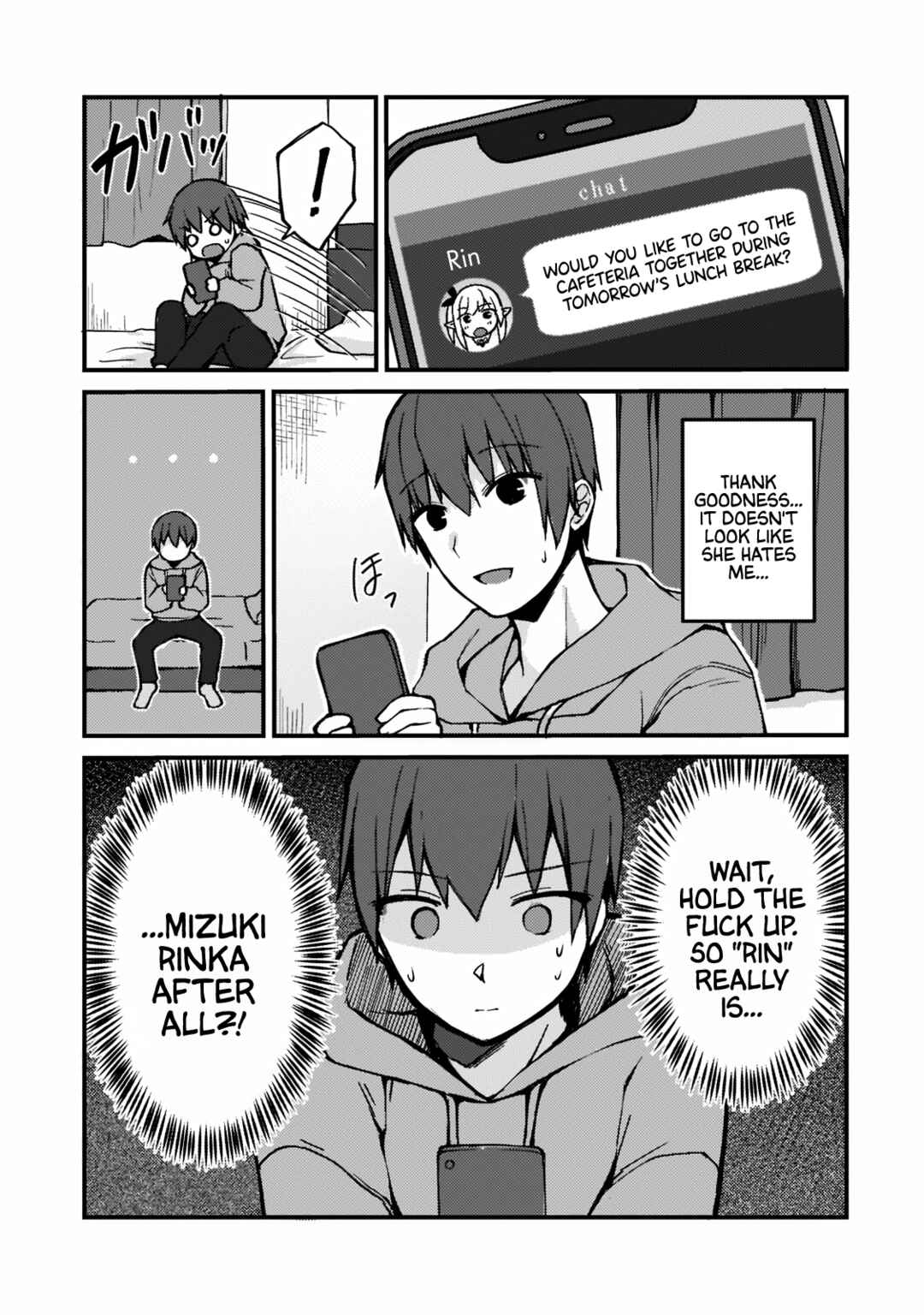 Netoge no Yome ga Ninki Idol datta: Cool kei no Kanojo wa Genjitsu demo Yome no Tsumori de Iru Chapter 1 - Page 35